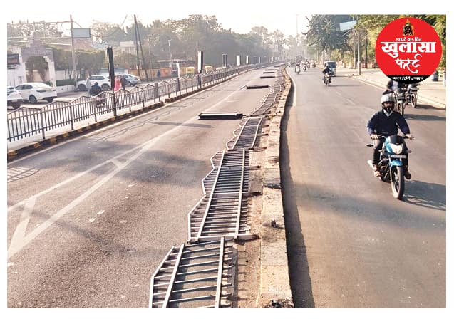 एबी रोड पर बीआरटीएस तोड़ने और डिवाइडर बनाने की समय सीमा नहीं