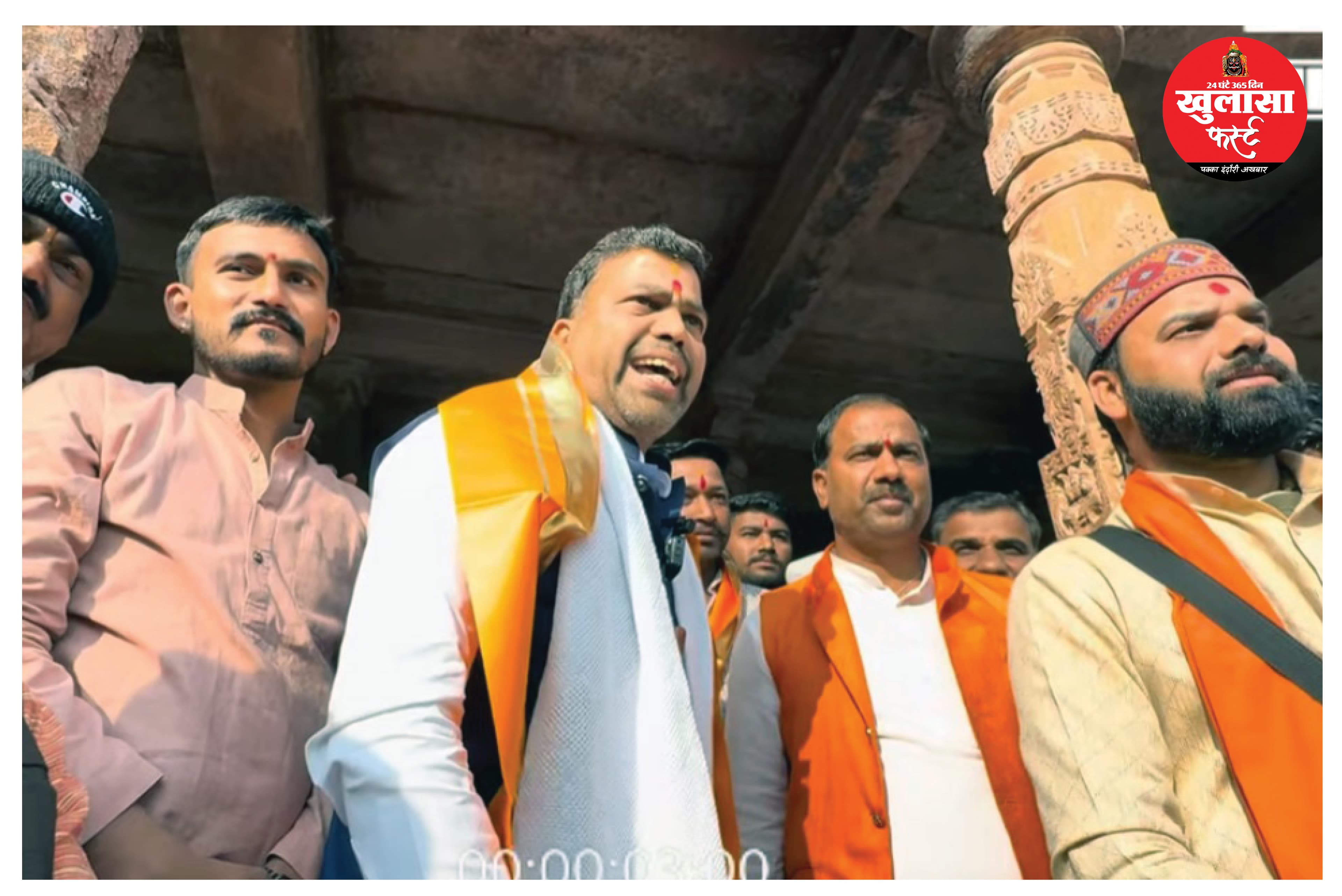दलित नेता मनोज परमार का जोशीला भाषण