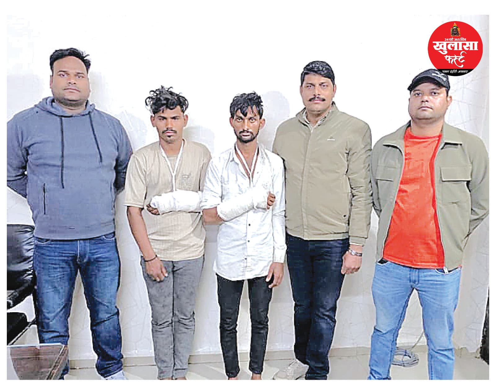 10 मिनट में 8 मोबाइल झपटे