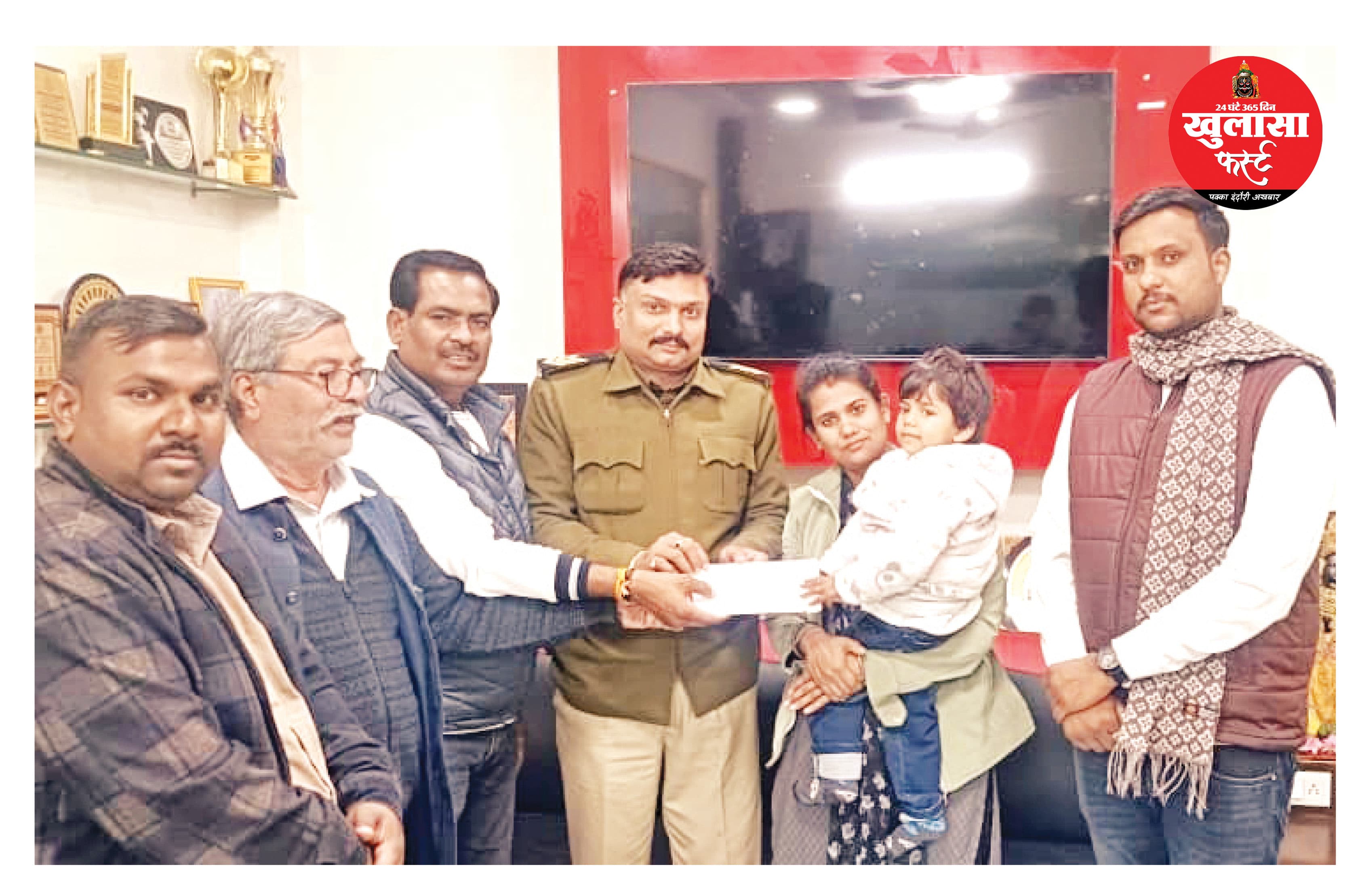 बच्चों में उमड़ा अनिका के प्रति दर्द