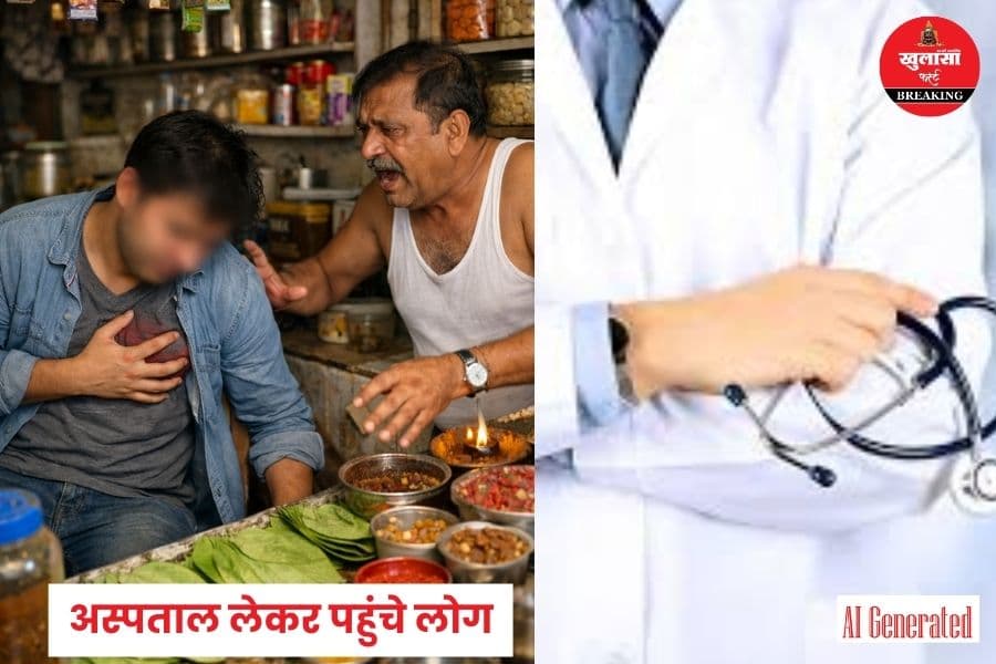 पान की दुकान पर काम कर रहा था युवक