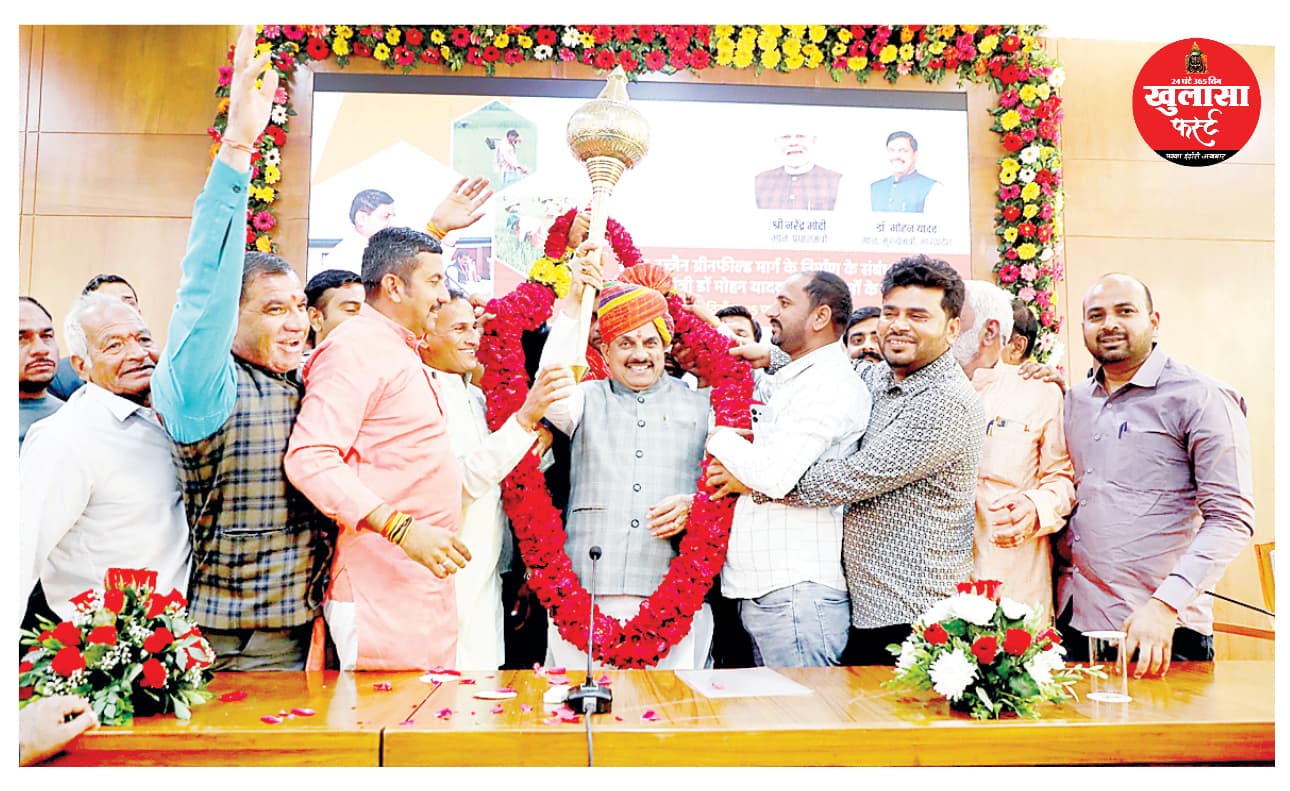 इन्दौर-उज्जैन ग्रीनफील्ड फोर लेन निर्माण में किसानों का हित सर्वोपरि