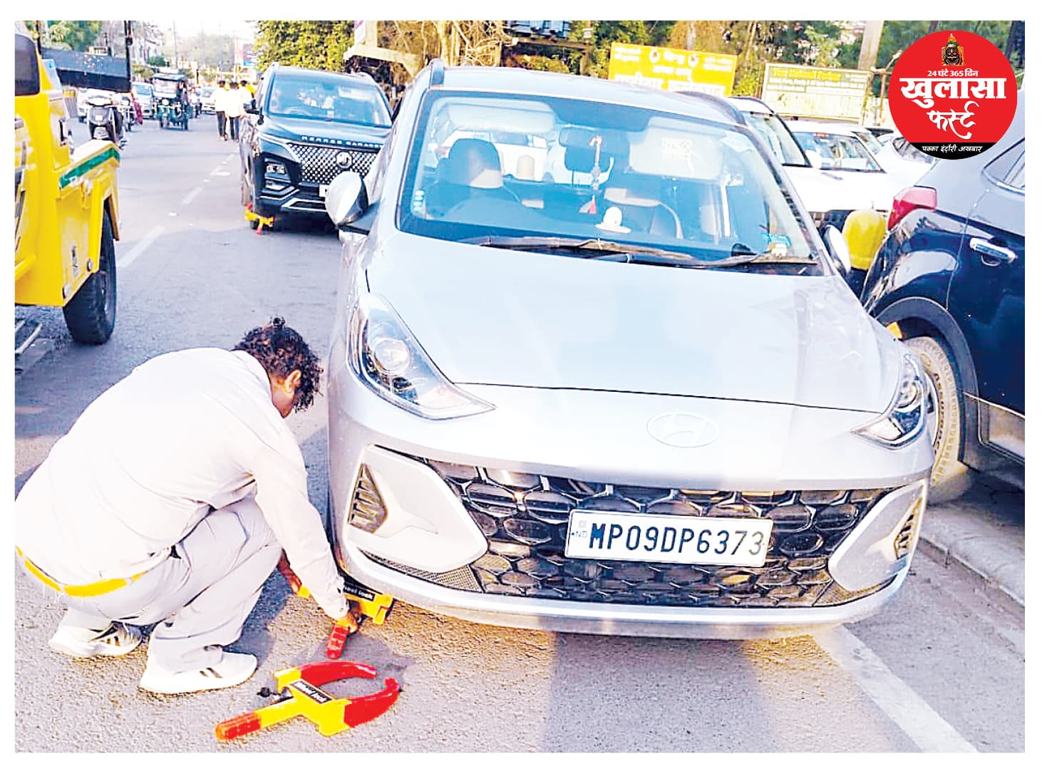 400 लापरवाह वाहन चालकों पर कार्रवाई
