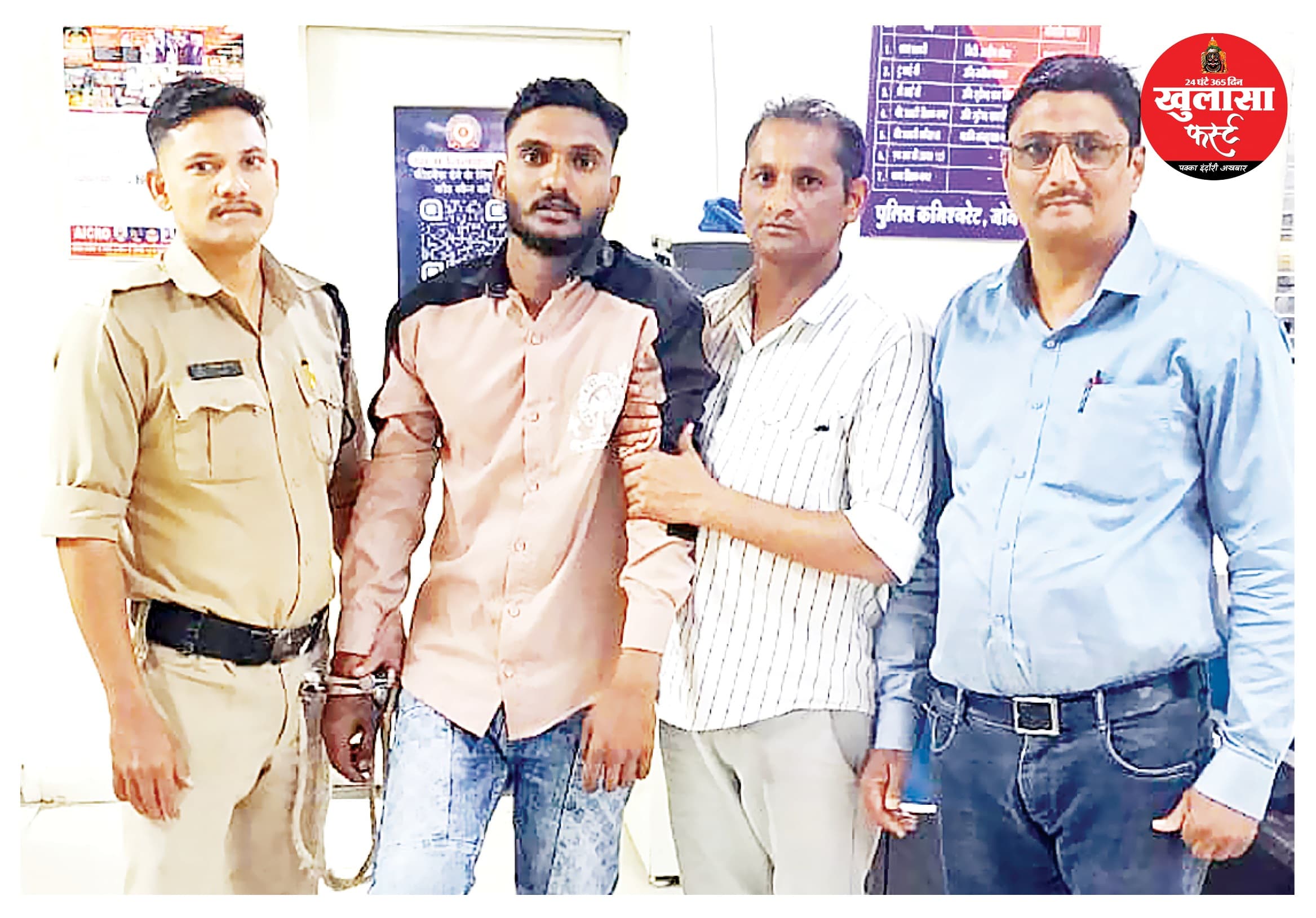 रंजिश में चाकूबाजी करने वाले तीन हमलावर गिरफ्तार