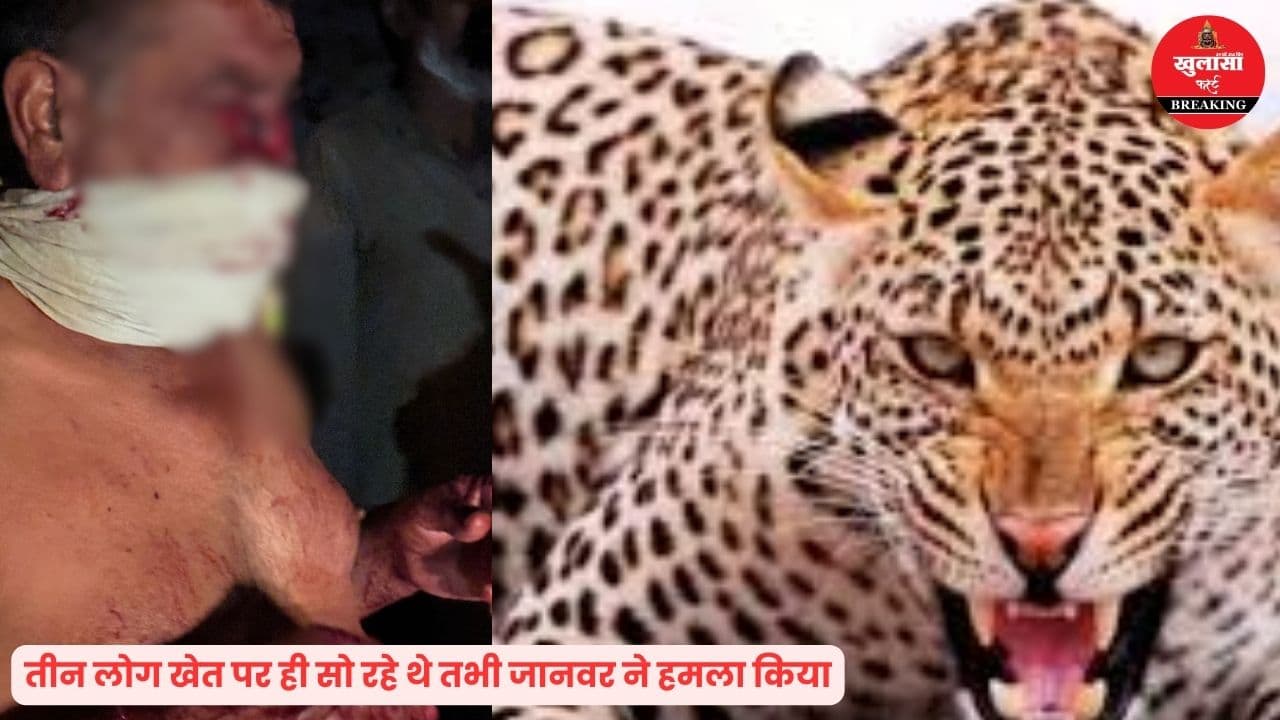 गांव में अज्ञात जंगली जानवर का खौफनाक हमला