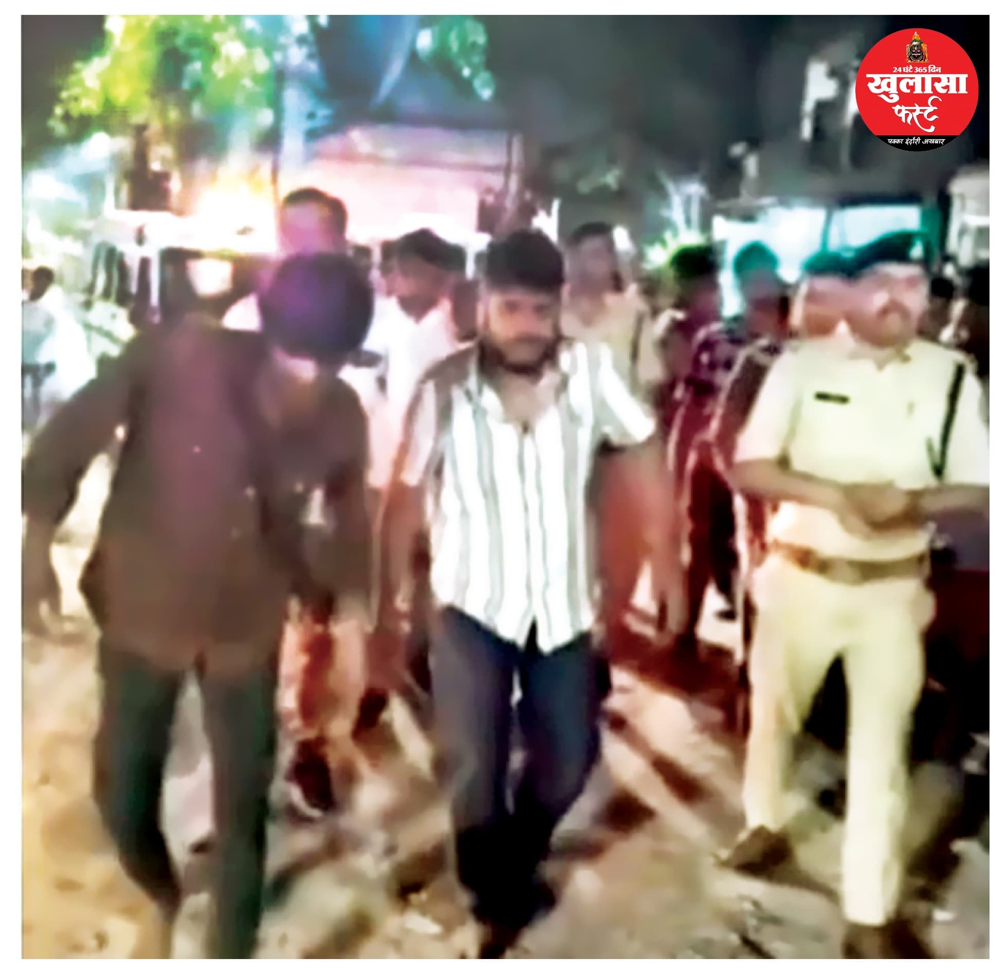 बरात में चाकूबाजी करने वाले बदमाश चंद घंटों में ही धराए