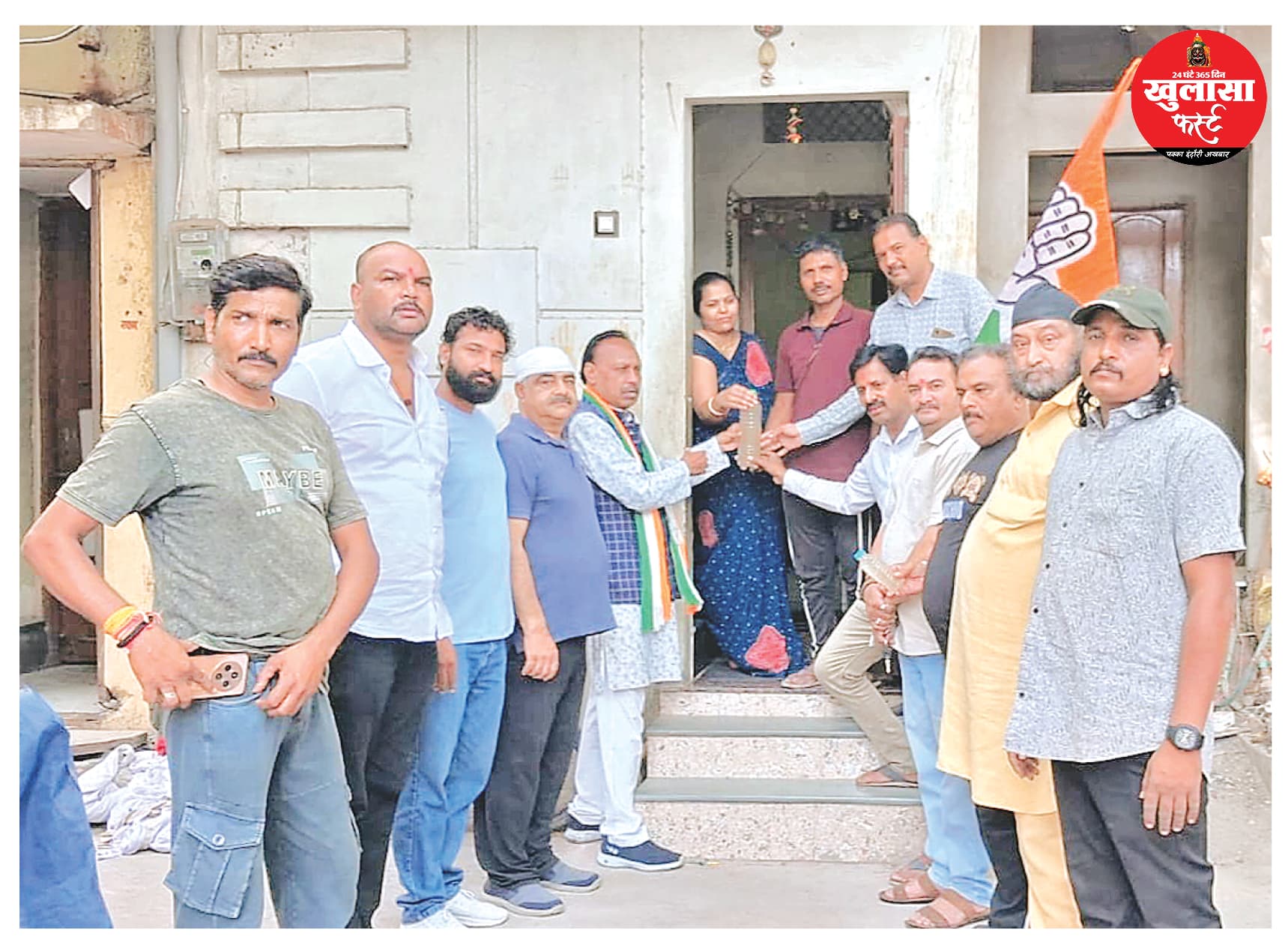 पार्षद कमलेश कालरा के घर का घेराव कर दी चेतावनी