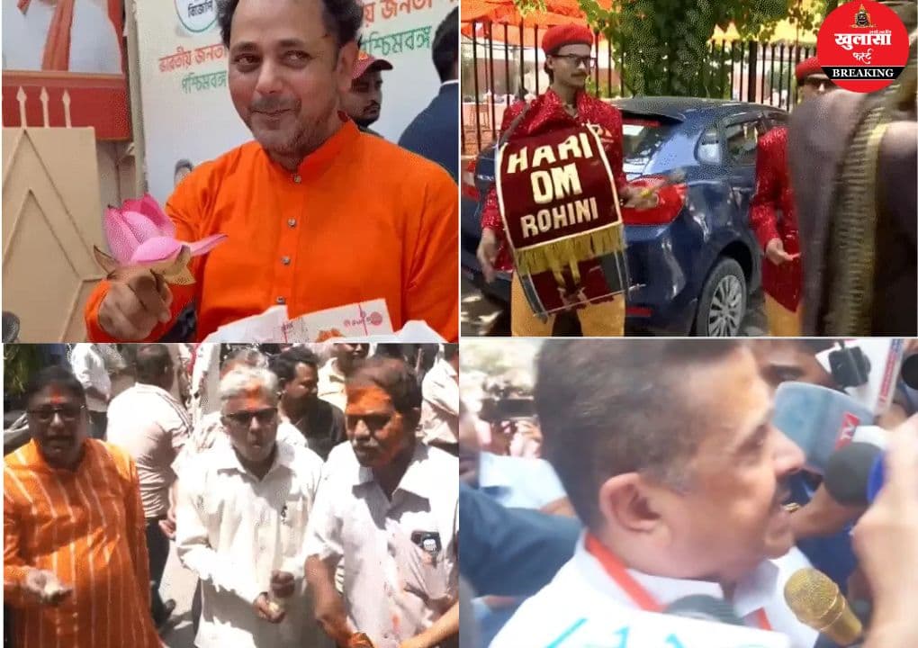 बंगाल में शुरुआती रुझानों में भाजपा आगे
