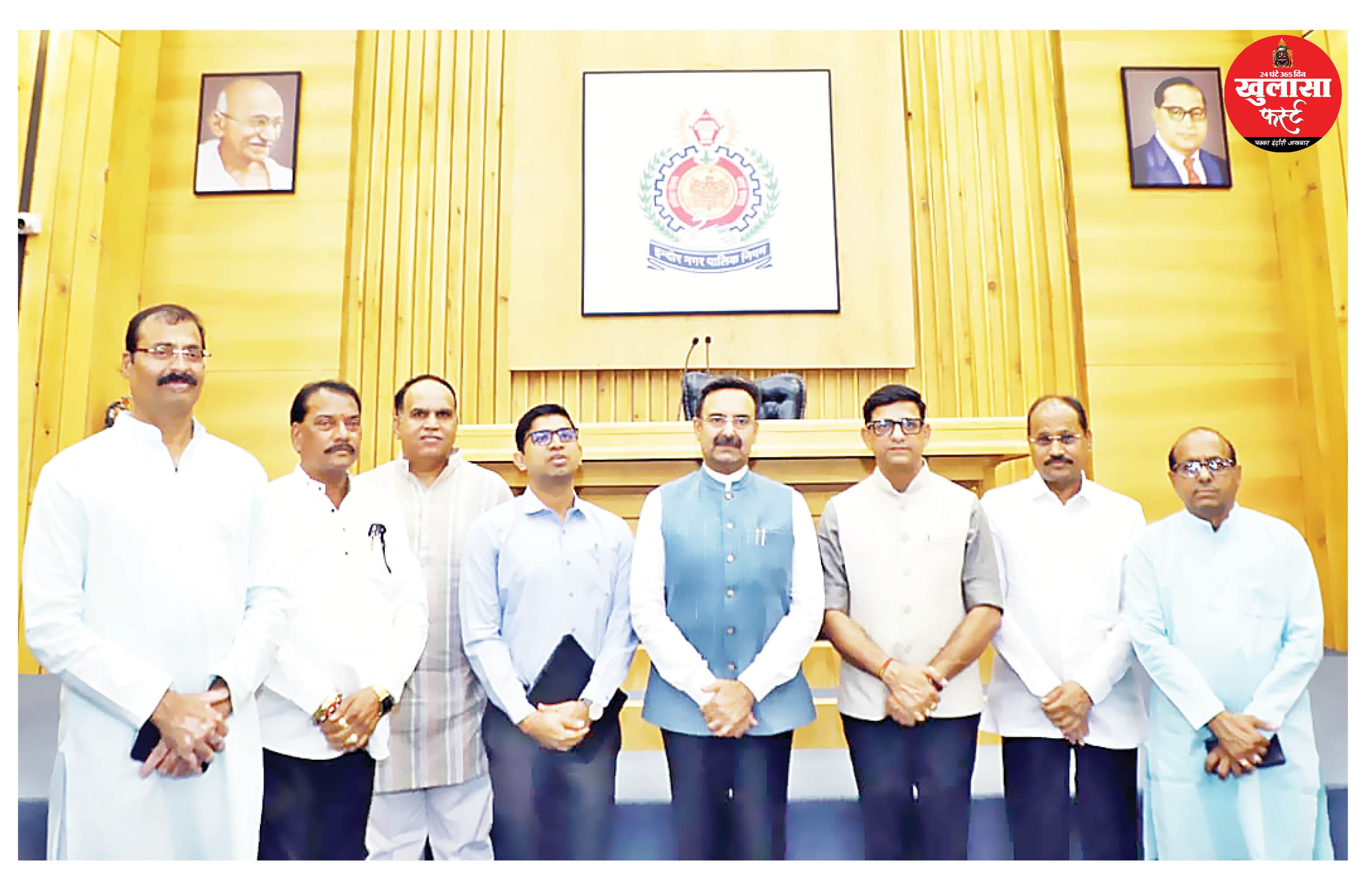 इंदौर नगर निगम का परिषद भवन है विधानसभा जैसा