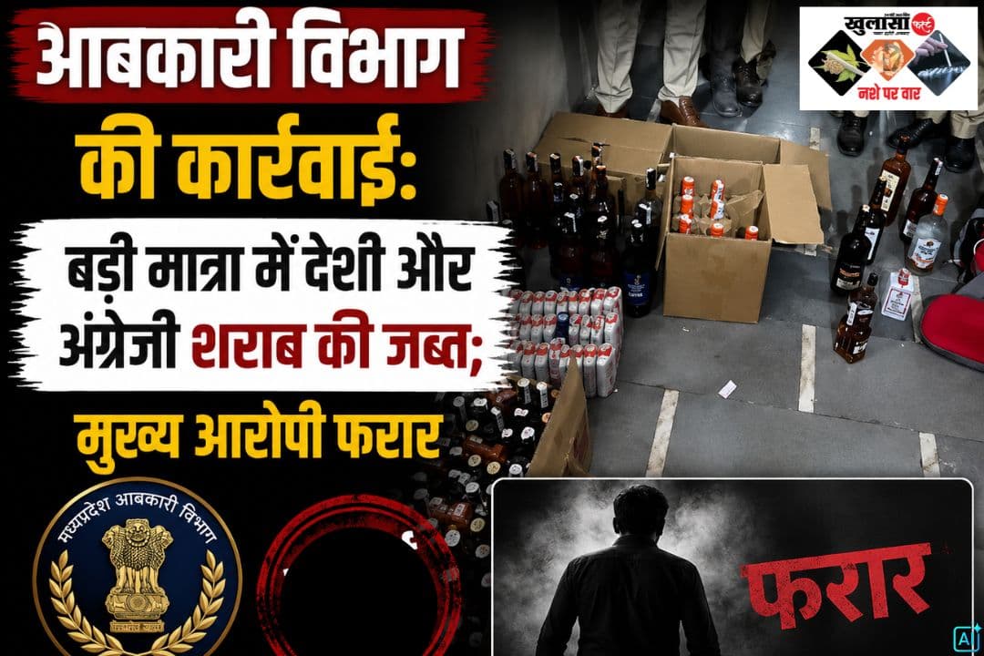 आबकारी विभाग की कार्रवाई