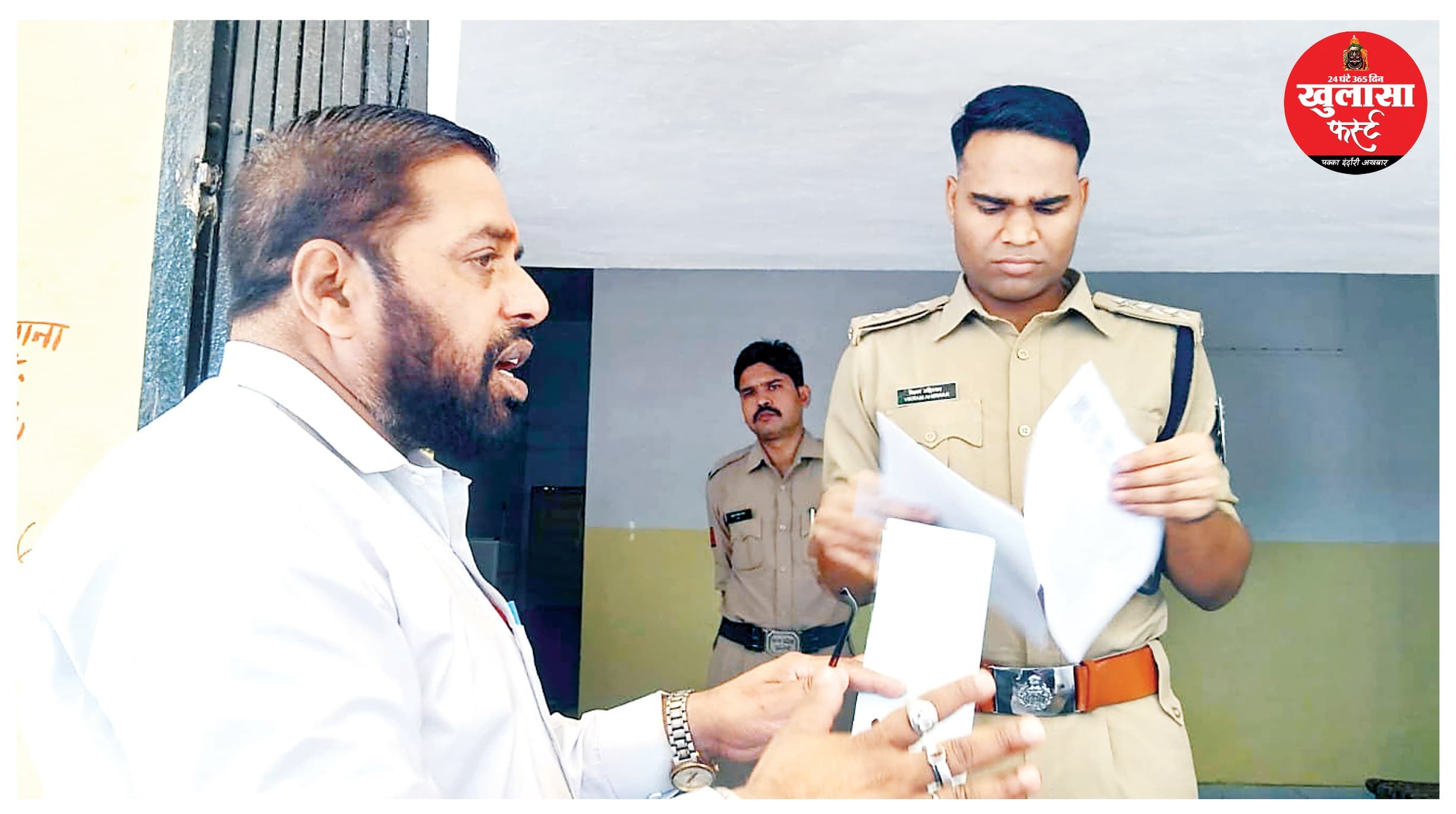 भूमाफियाओं को संरक्षण दे रही है पुलिस