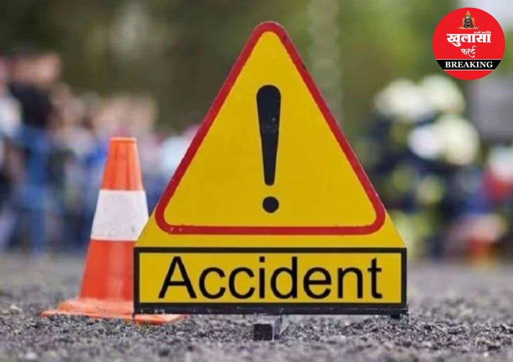 तेज रफ्तार भारी वाहन ने बाइक को रौंदा