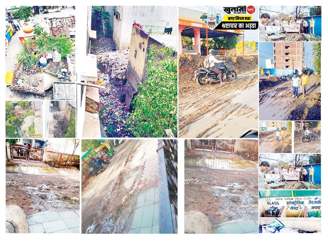 कचरे के ढेरों को लापरवाही की मिट्टी से ढंका जा रहा