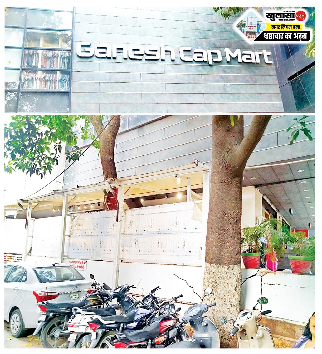 पलासिया की आदर्श रोड बनी अवैध पार्किंग का अड्डा