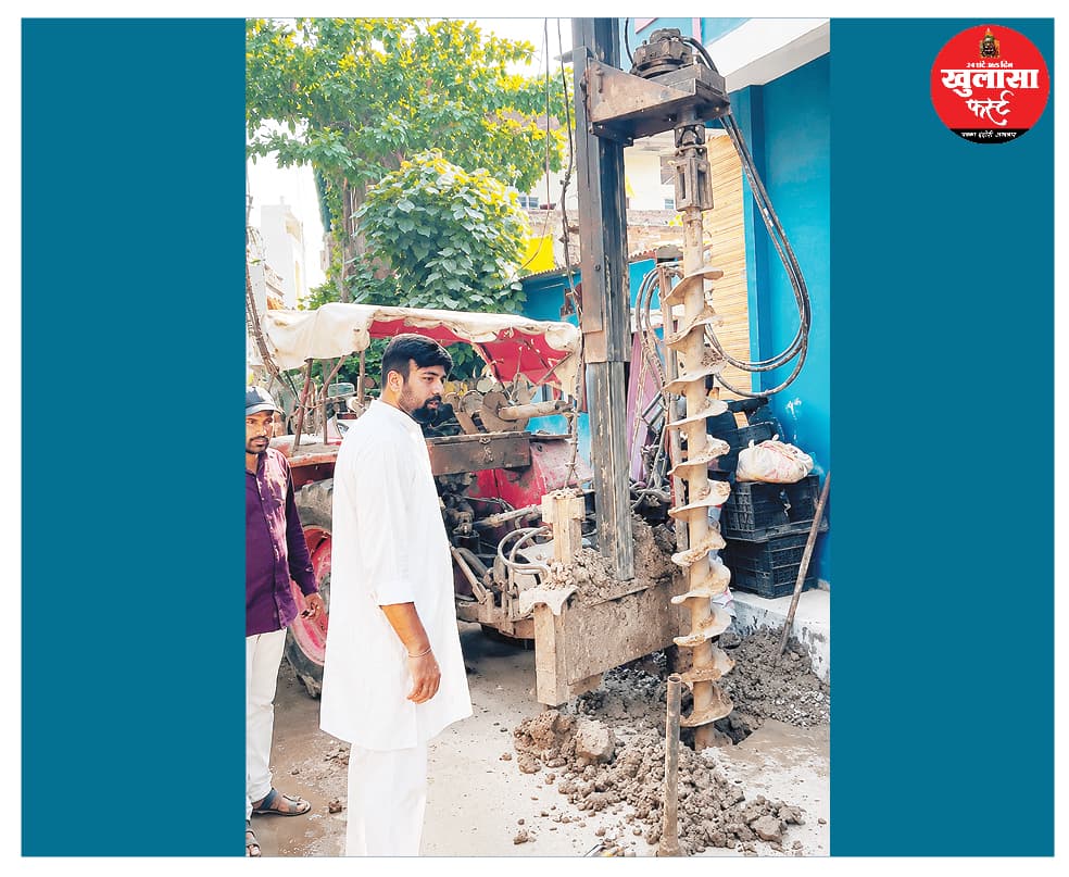 महापौर के आग्रह से पहले पार्षद पति अमित पटेल करा चुके कई वाटर रिचार्जिंग