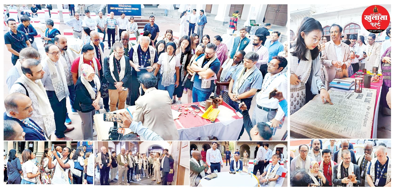 विरासत से हुए रूबरू ब्रिक्स देशों के प्रतिनिधि शहर की समृद्ध सांस्कृतिक और ऐतिहासिक