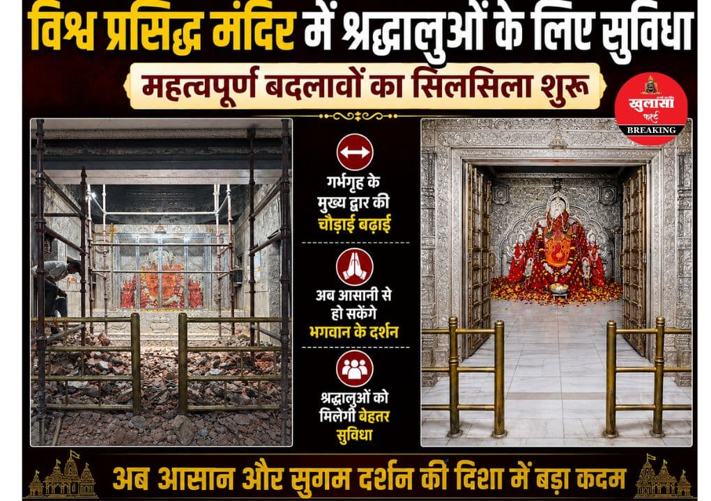 इस मंदिर में अब आसान हो सकेंगे मंगलमूर्ति के दर्शन