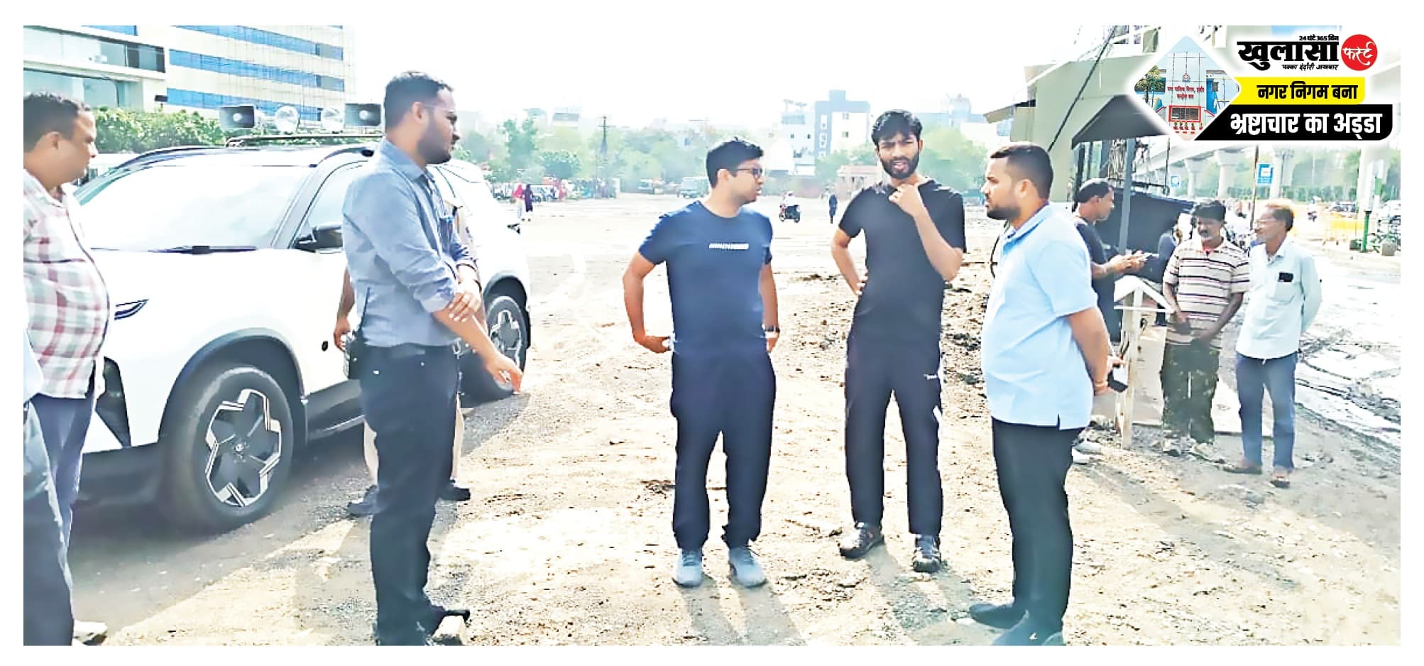 पहली बारिश में सड़कों पर जलजमाव निगम की तैयारियों का हुआ खुलासा