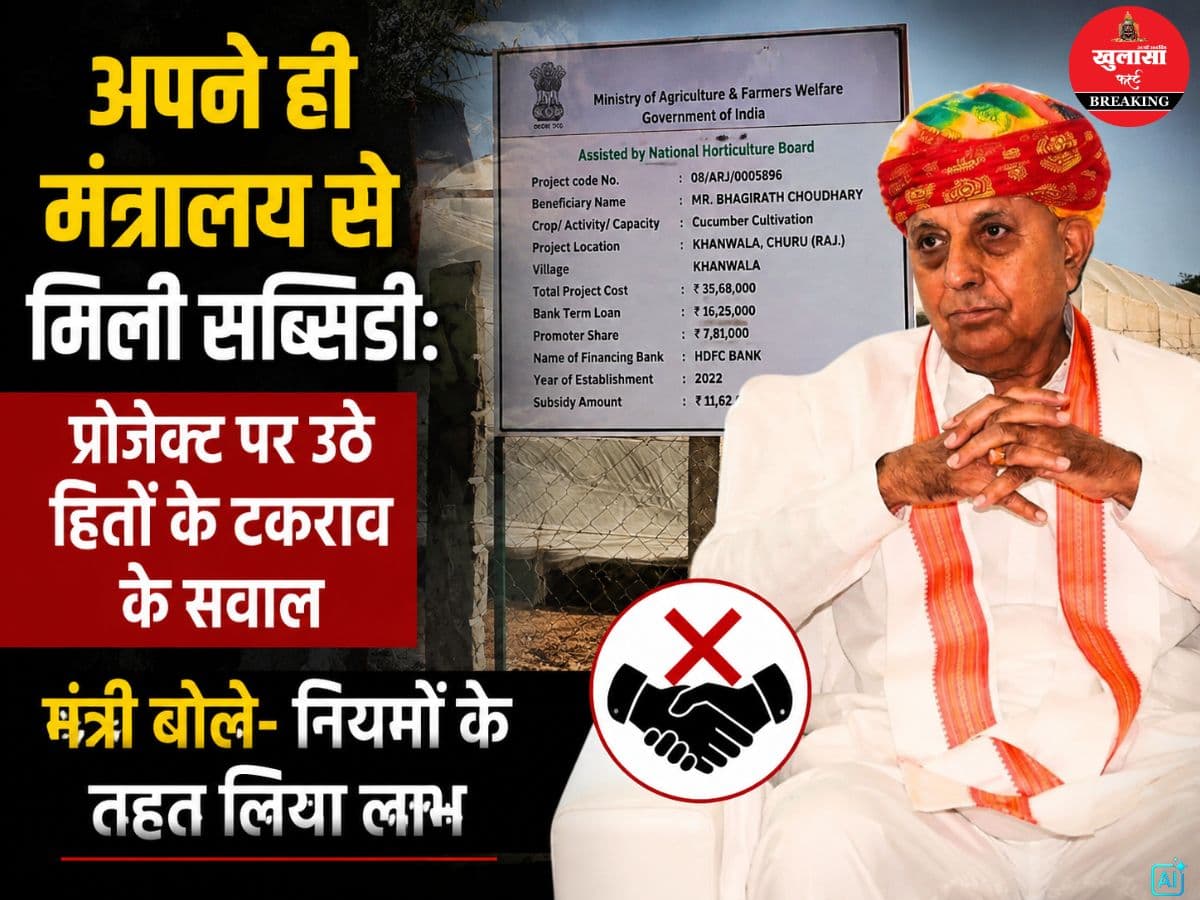 अपने ही मंत्रालय से मिली सब्सिडी