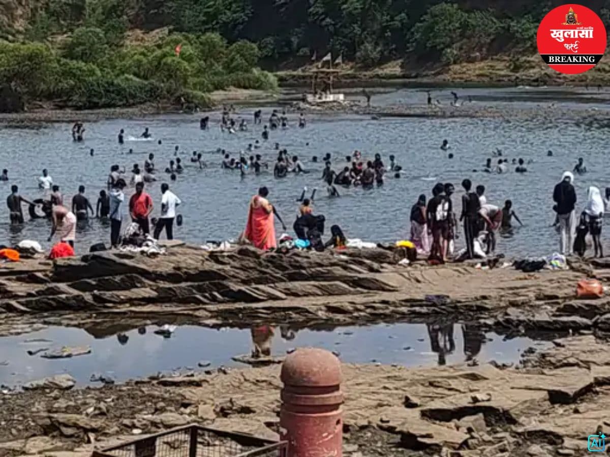 इस नदी का जलस्तर रिकॉर्ड निचले स्तर पर