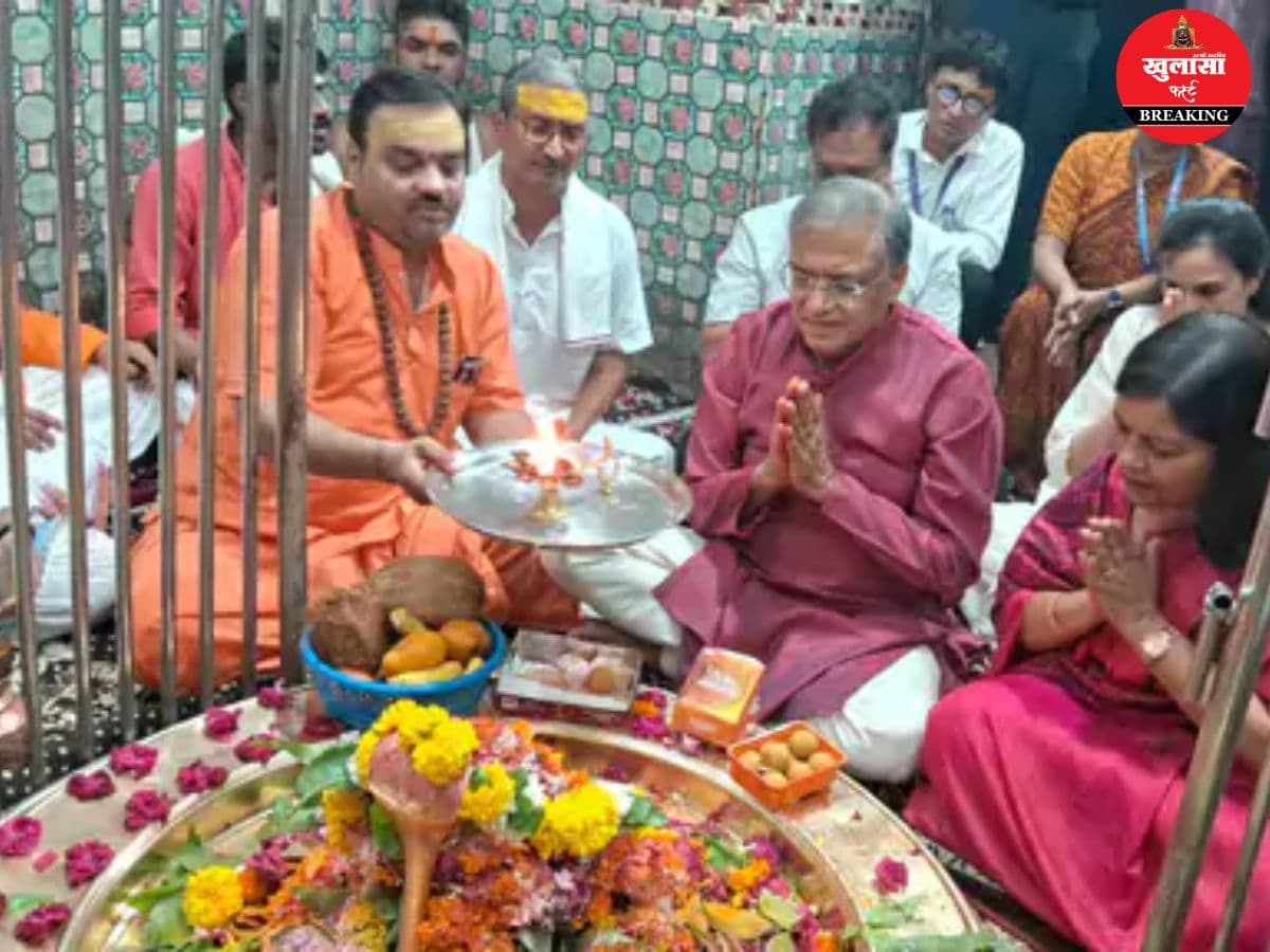 मुख्य चुनाव आयुक्त ने किए ज्योतिर्लिंग के दर्शन