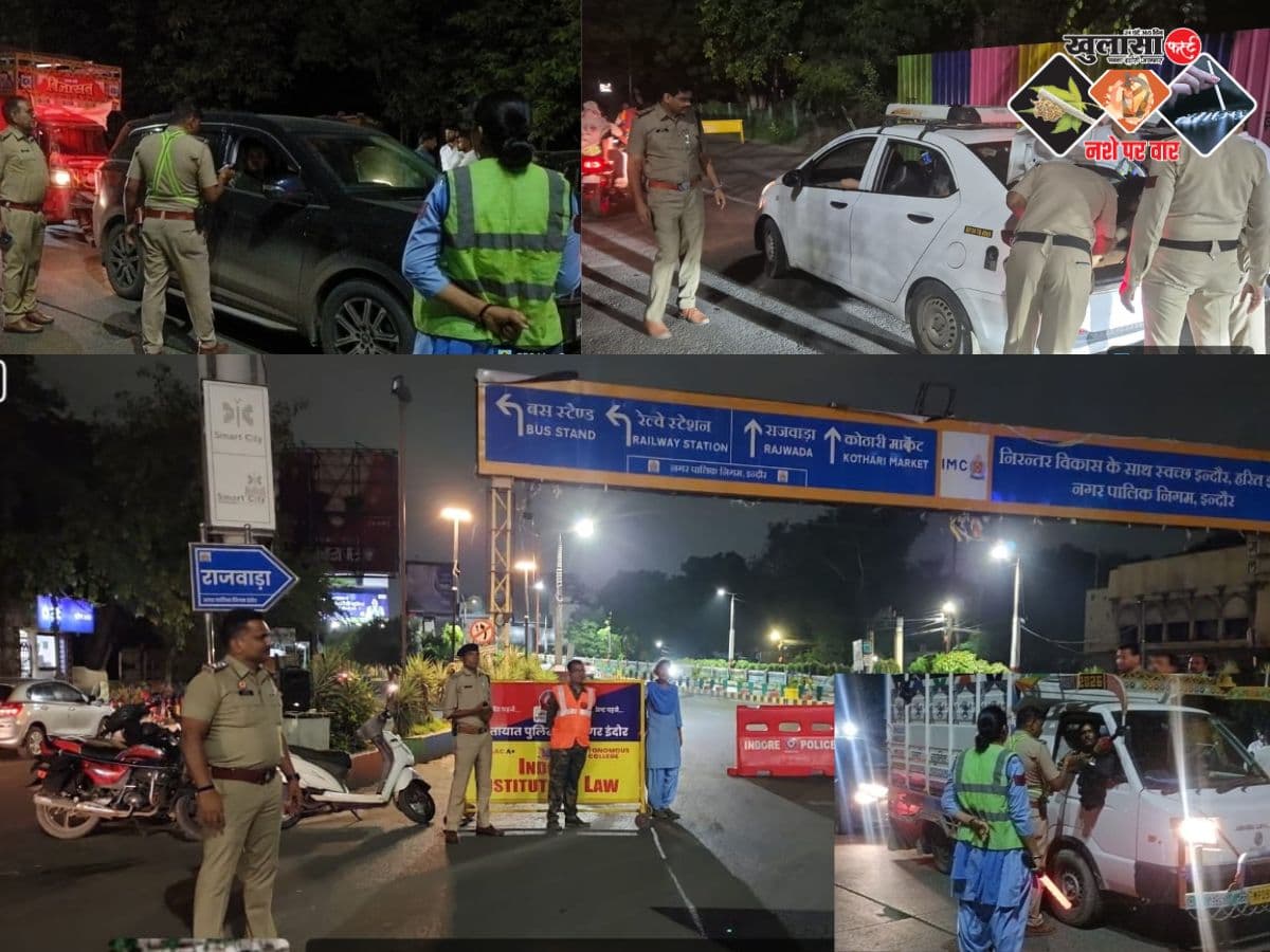 पुलिस का अपराधियों और नशाखोरों पर बड़ा एक्शन