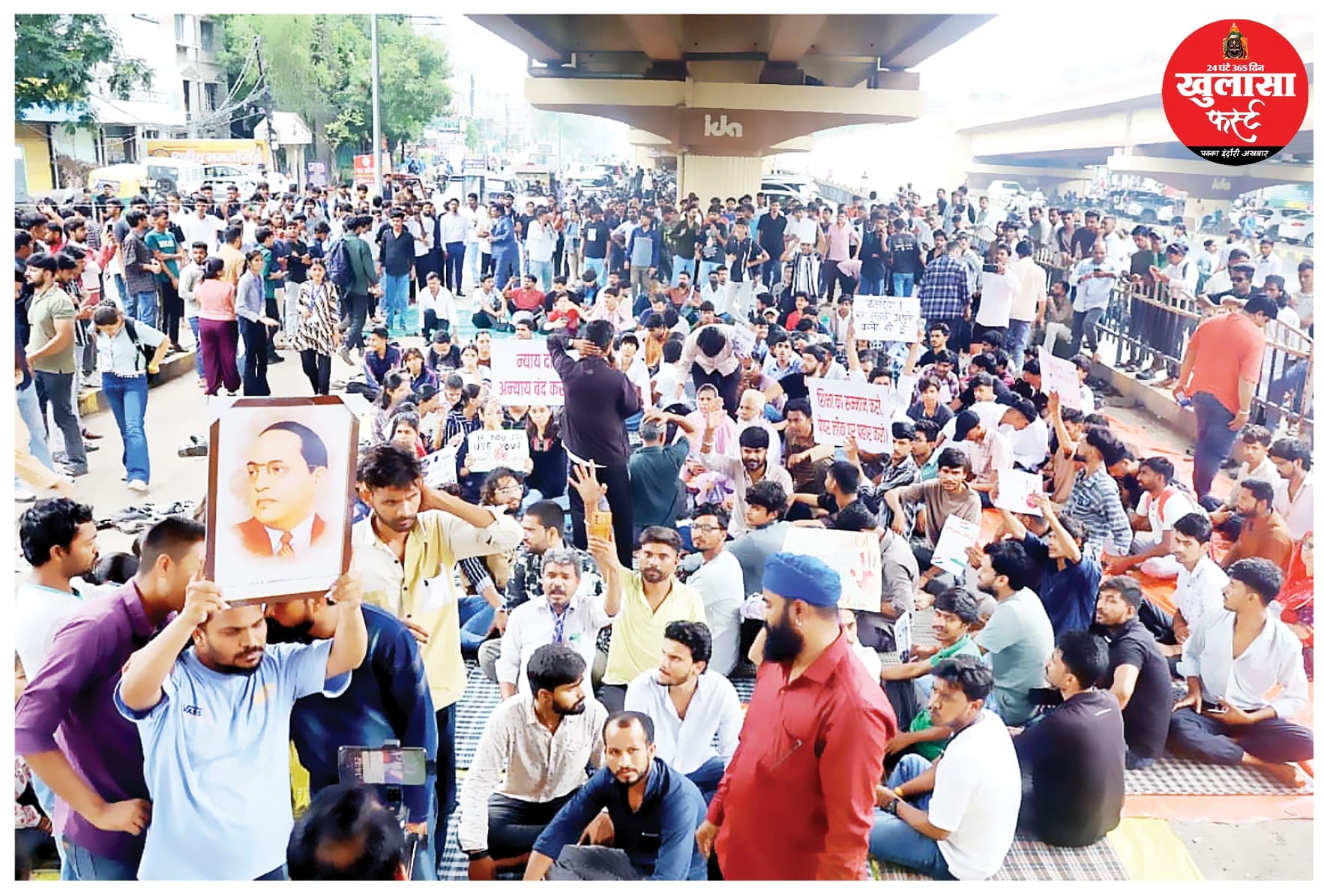 नीट पेपर लीक मामले में अनिश्चितकालीन धरने को मिला समर्थन