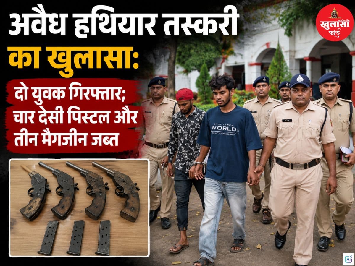 अवैध हथियार तस्करी का खुलासा