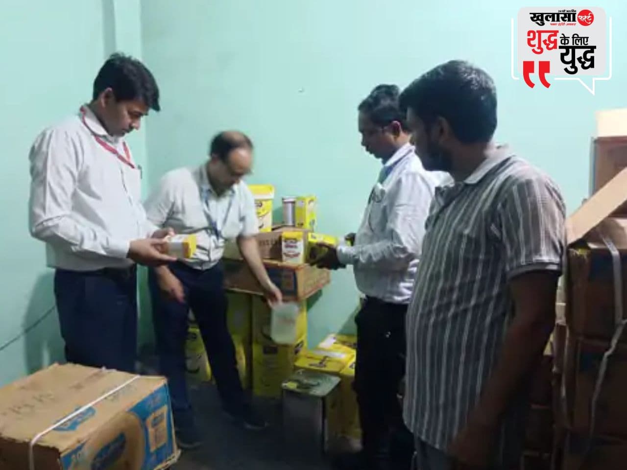 10 क्विंटल संदिग्ध देशी घी जब्त