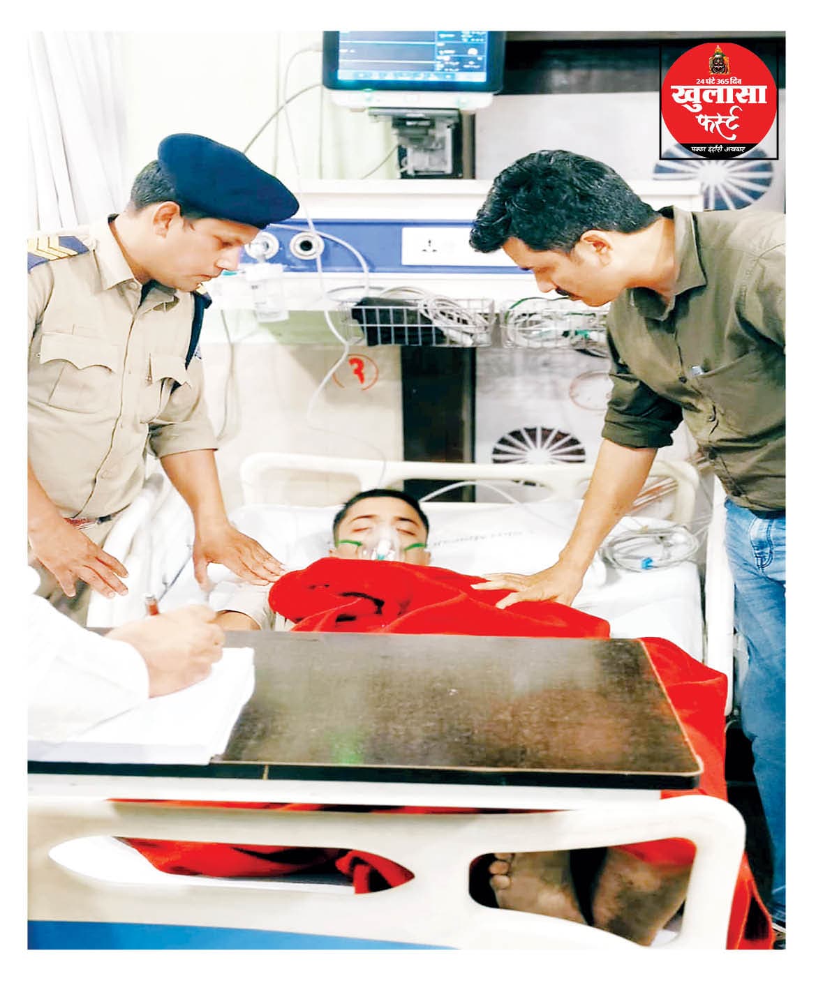 कावड़ यात्रा की पेट्रोलिंग कर रहे पुलिस जवानों ने सीपीआर देकर बचाई जान