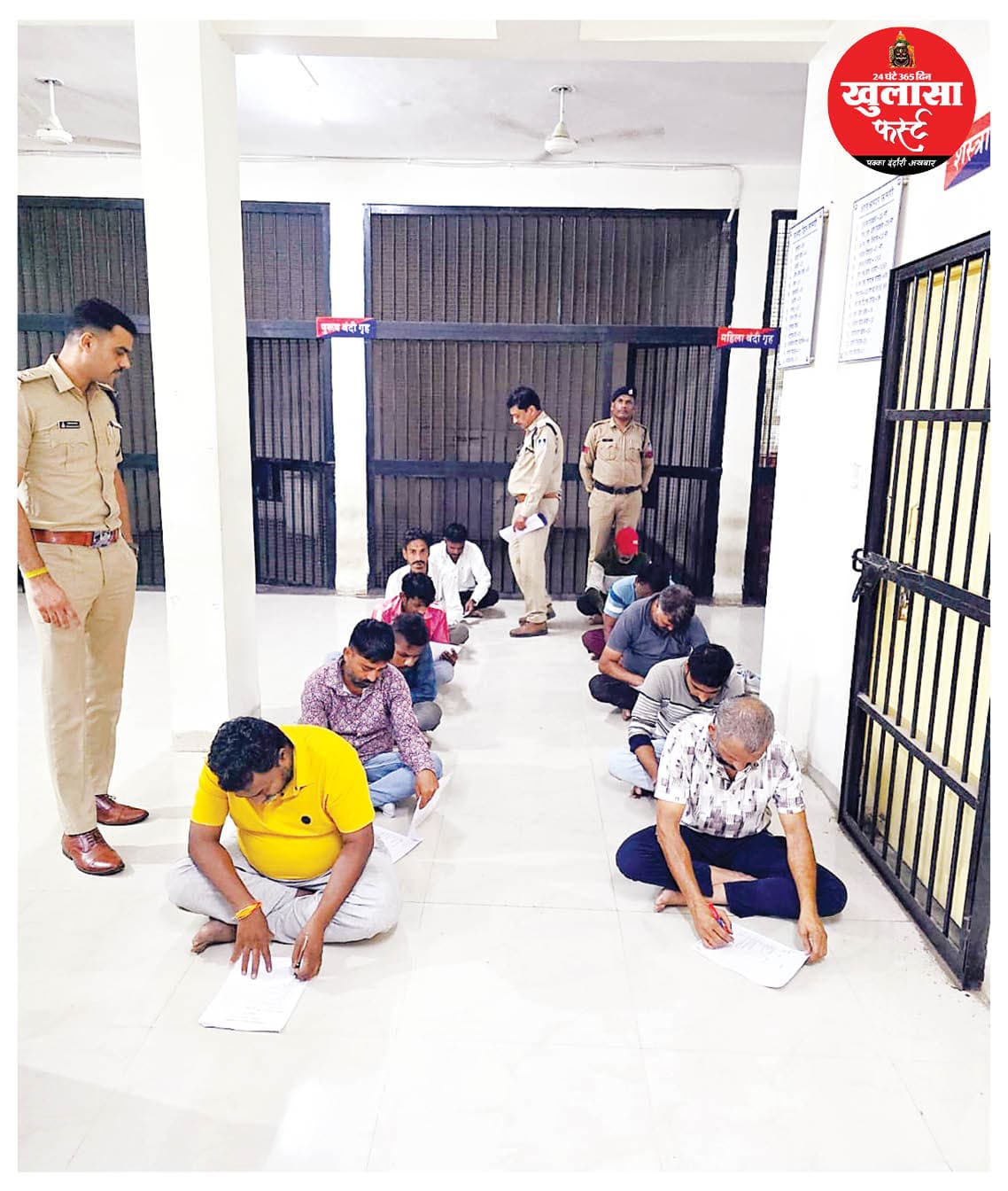 रातभर पुलिस की दबिश 472 पर कार्रवाई
