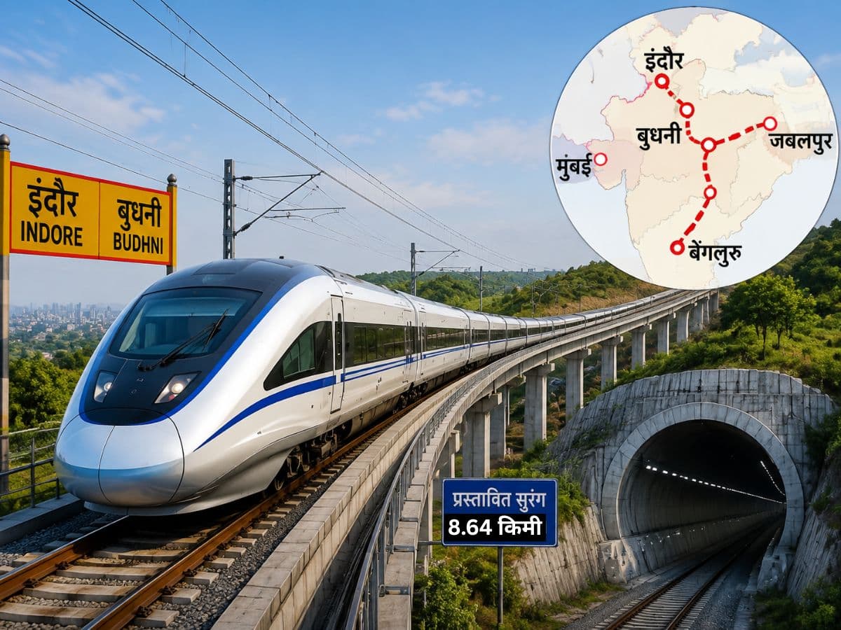 इंदौर-बुधनी रेल लाइन से जुड़ेंगे ये बड़े शहर