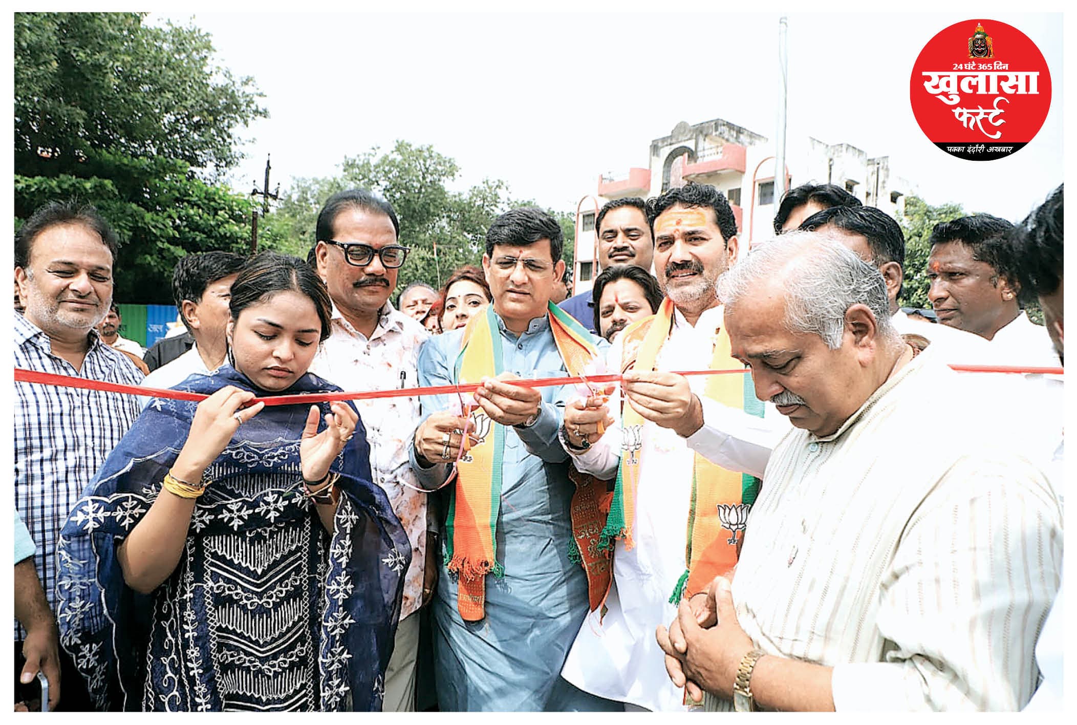 चंद्रभागा से हरसिद्धि ब्रिज तक नई सड़क शुरू