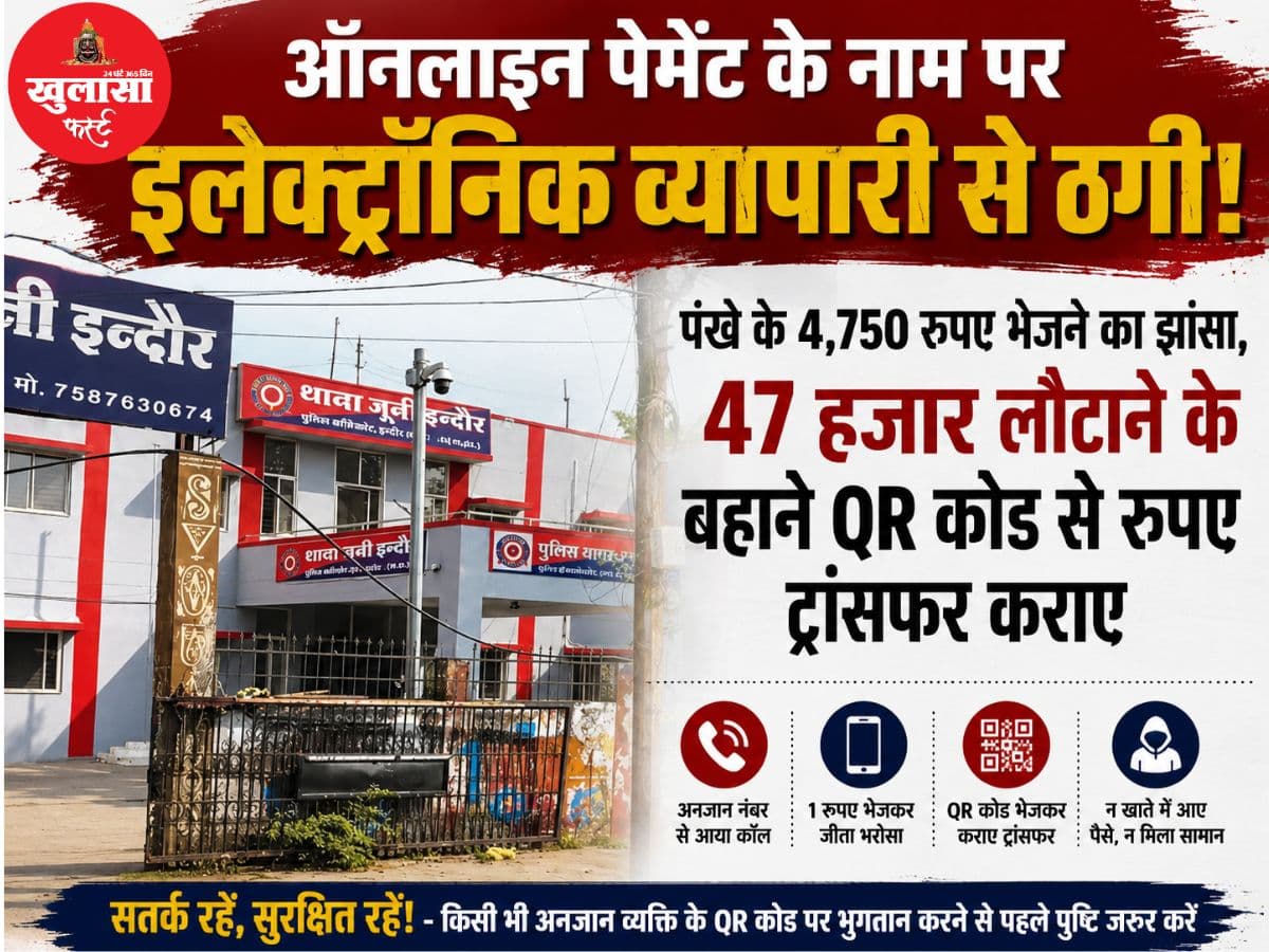 पहले ₹1 भेजा, फिर 47 हजार का झांसा