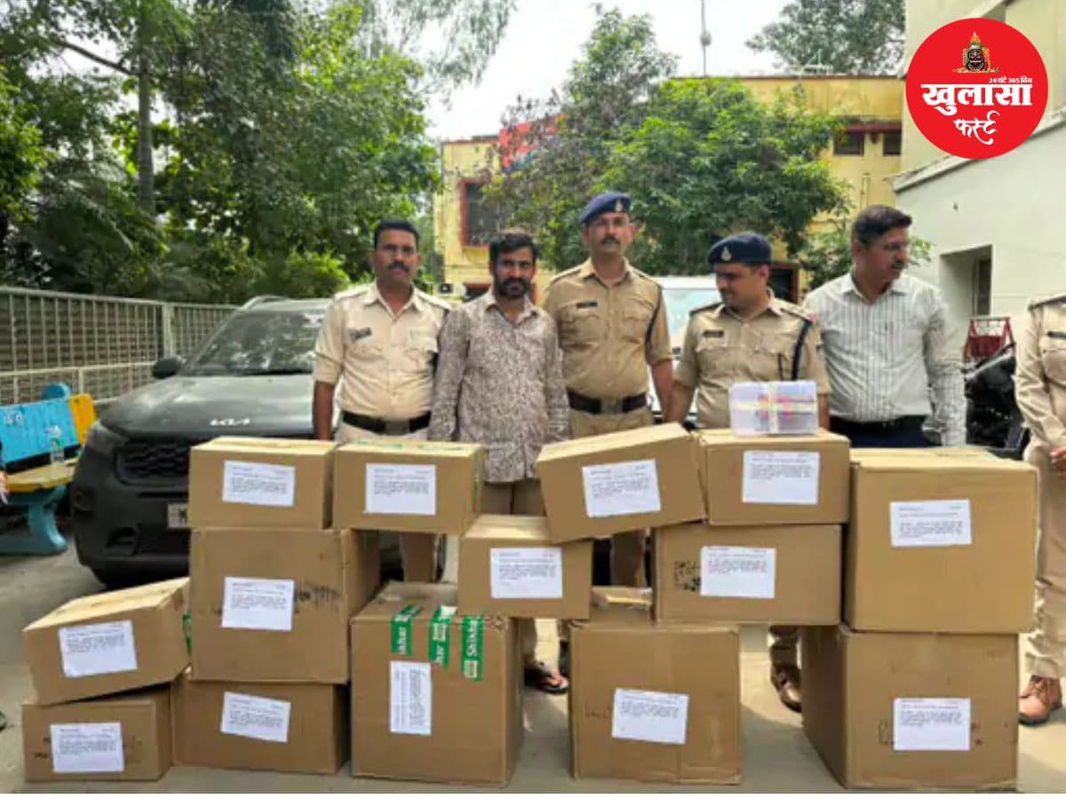 चोरी के वाहन से सिगरेट गोदाम पर धावा