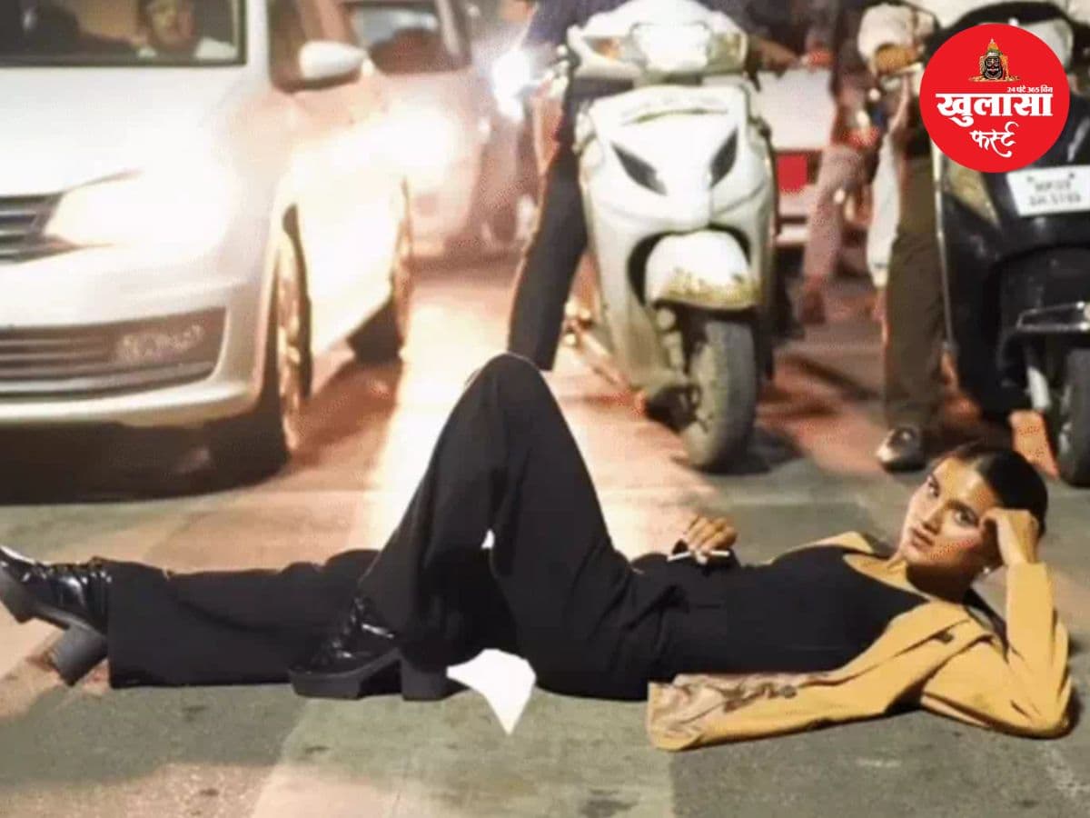 रील के चक्कर में ट्रैफिक से खिलवाड़