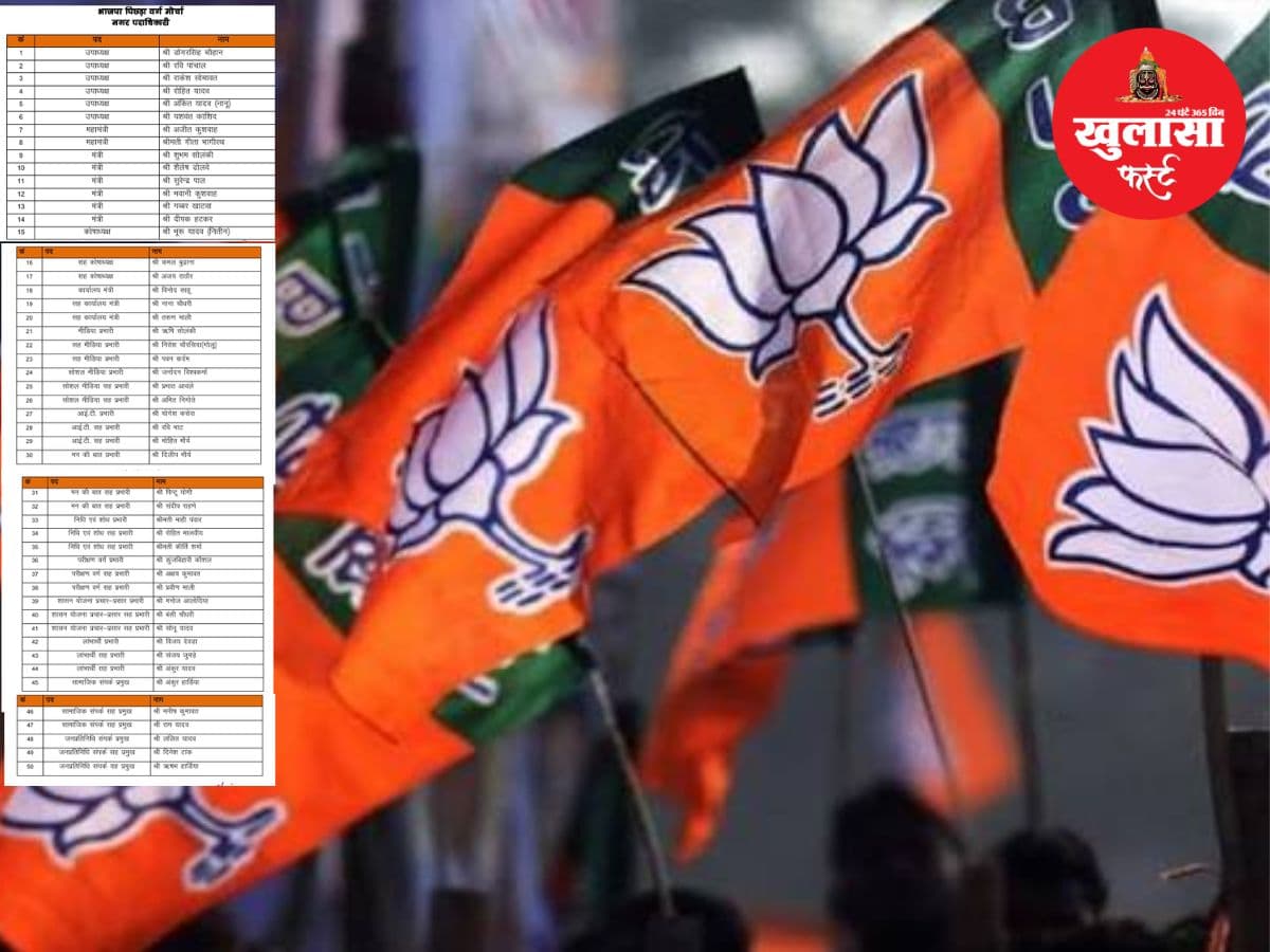 भाजपा पिछड़ा वर्ग मोर्चा की नई टीम घोषित