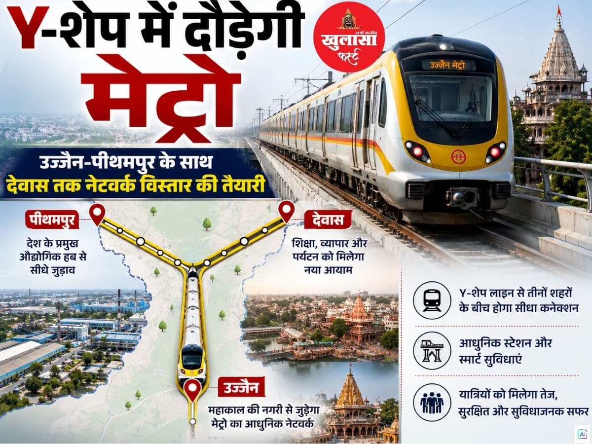 Y-शेप में दौड़ेगी मेट्रो