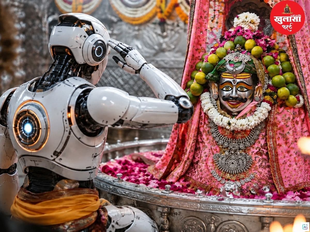 आज भादौ की पहली सवारी में रोबोट देगा बाबा को सलामी