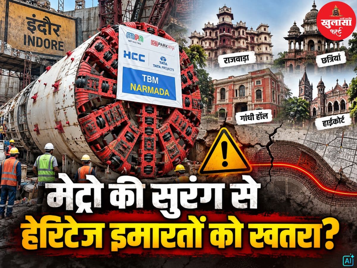 मेट्रो की सुरंग से हेरिटेज इमारतों को खतरा