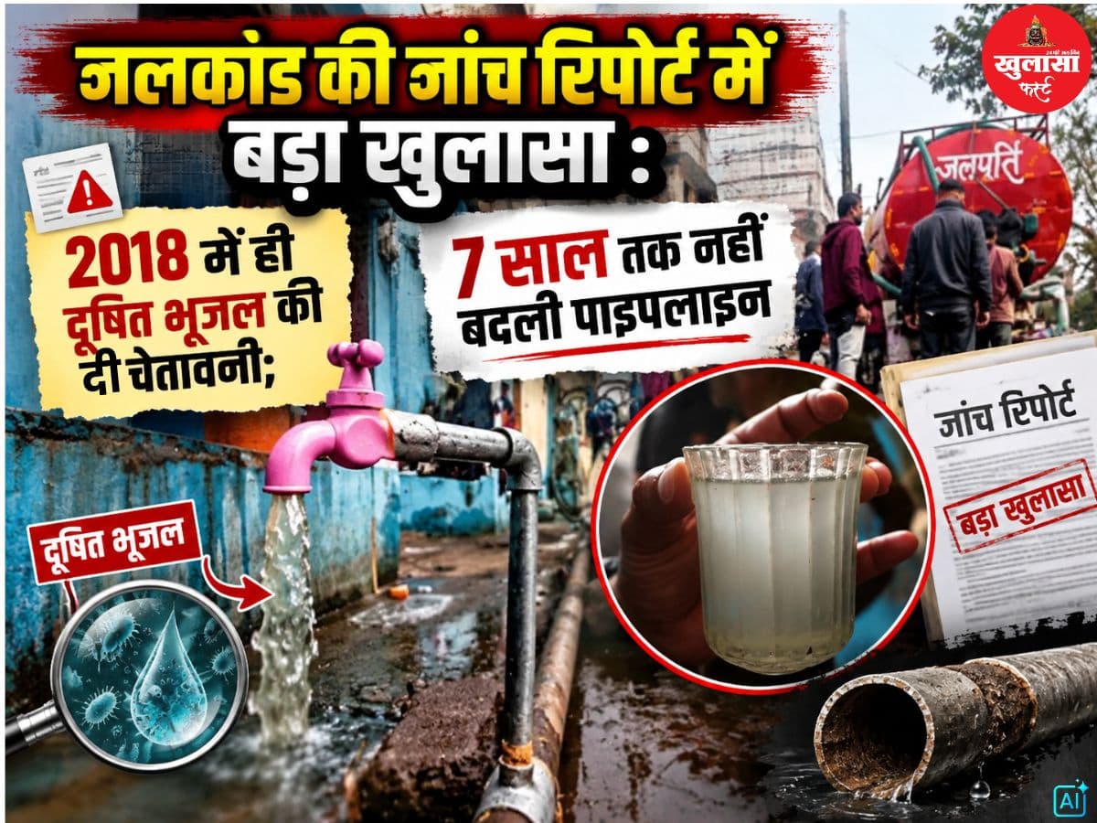 जलकांड की जांच रिपोर्ट में बड़ा खुलासा