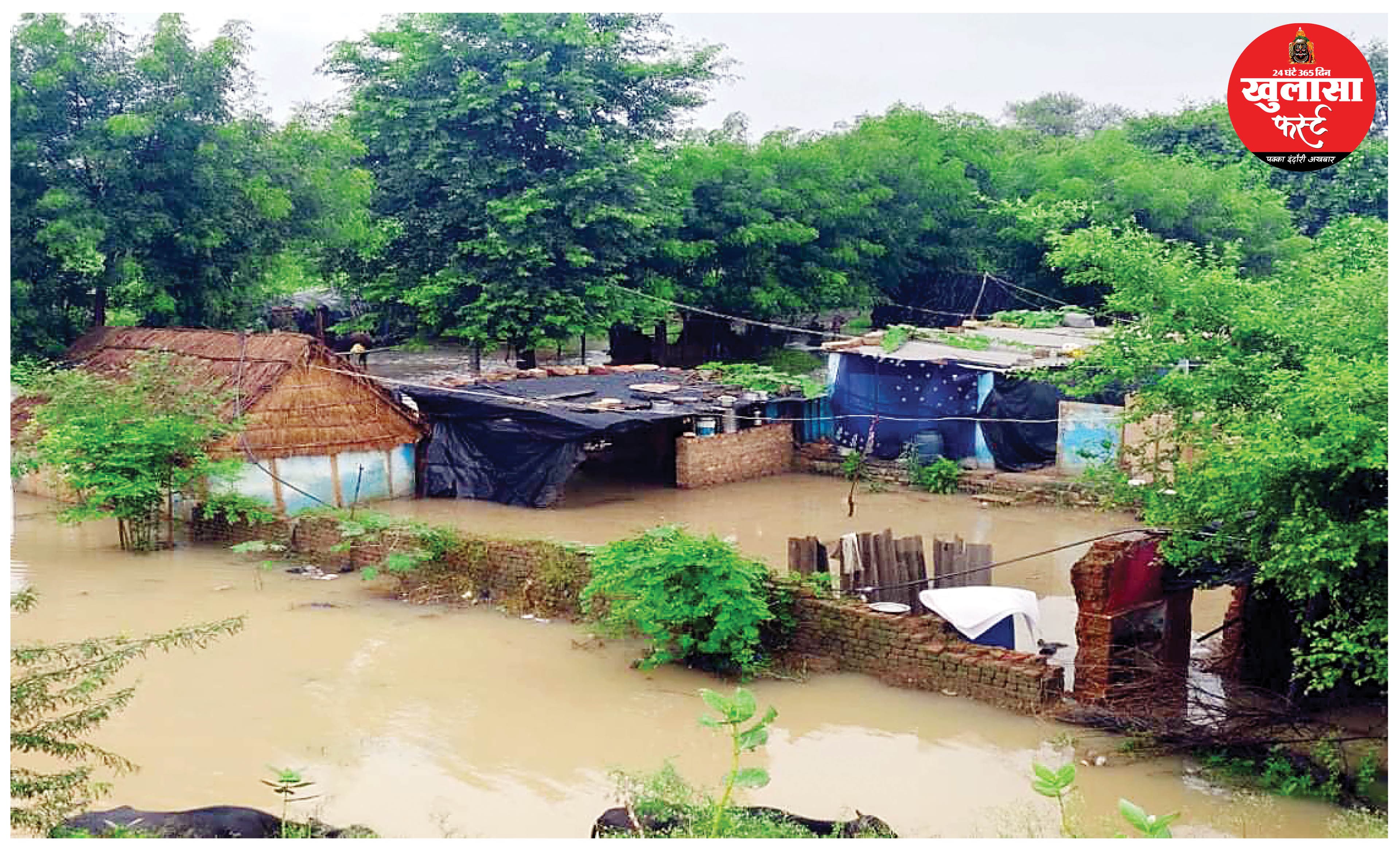 मुरैना का भैंसोरा तालाब फूटा
