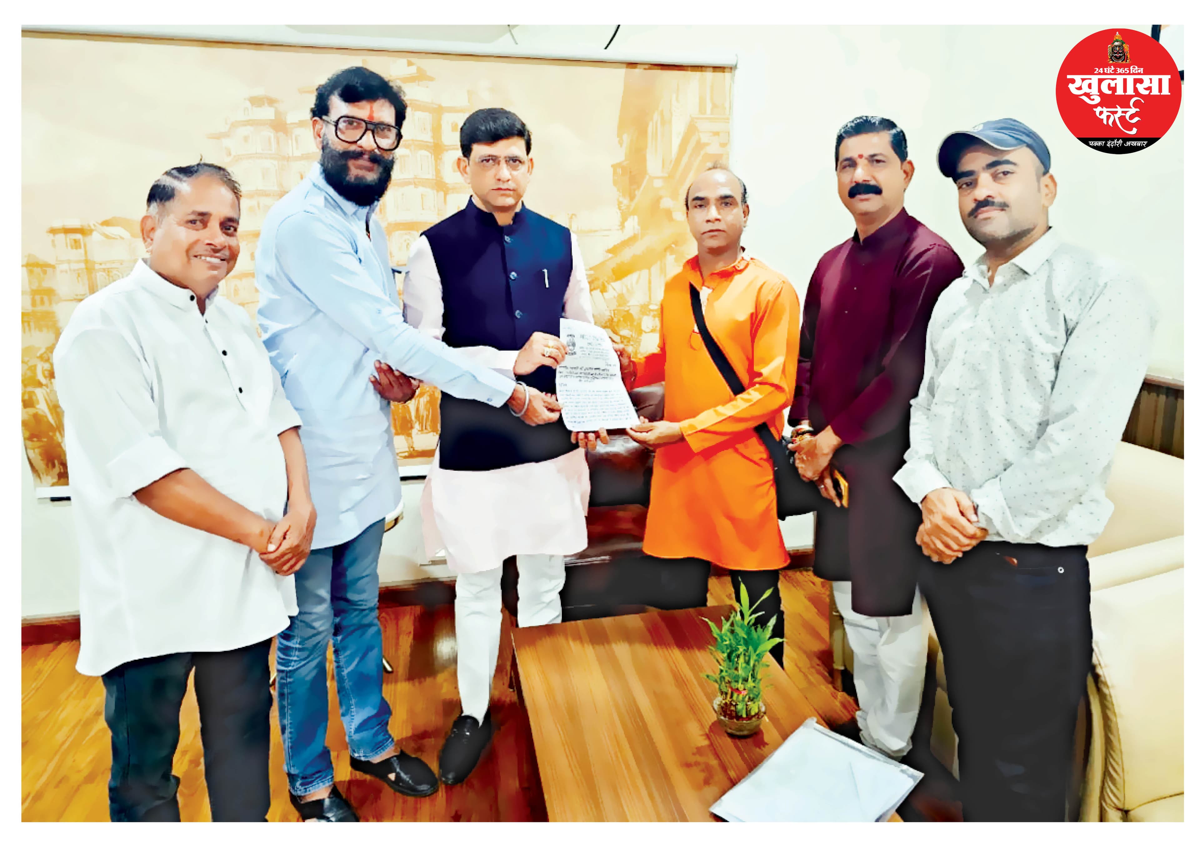 गरबा एवं गणेश पंडालों में धार्मिक मर्यादा के साथ सुरक्षा व्यवस्था मजबूत करने की मांग
