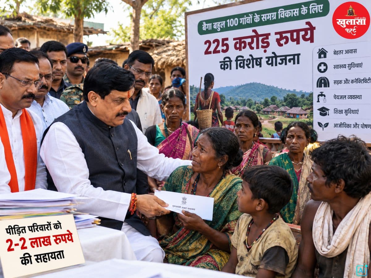 अब 225 करोड़ से बदलेगा बैगा बहुल 100 गांवों का चेहरा