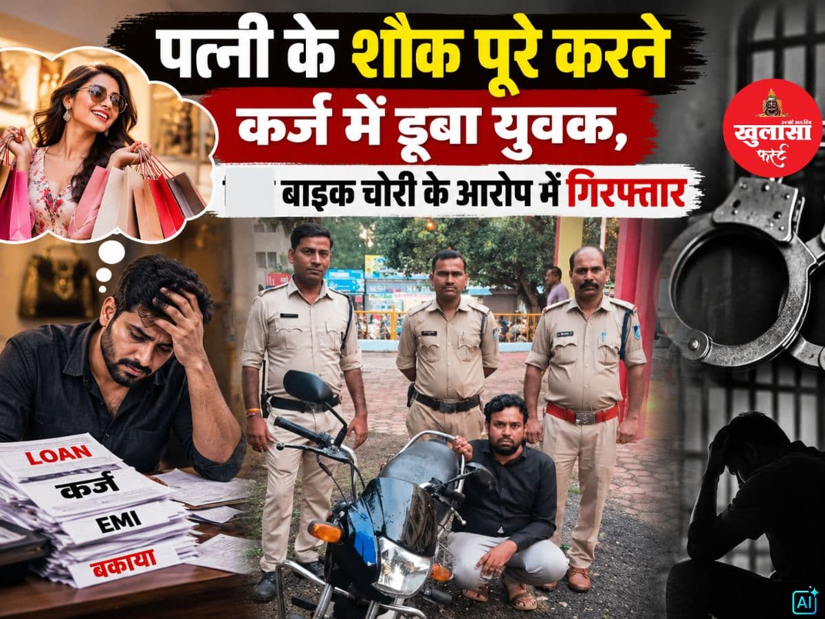 पत्नी के शौक पूरे करने कर्ज में डूबा युवक