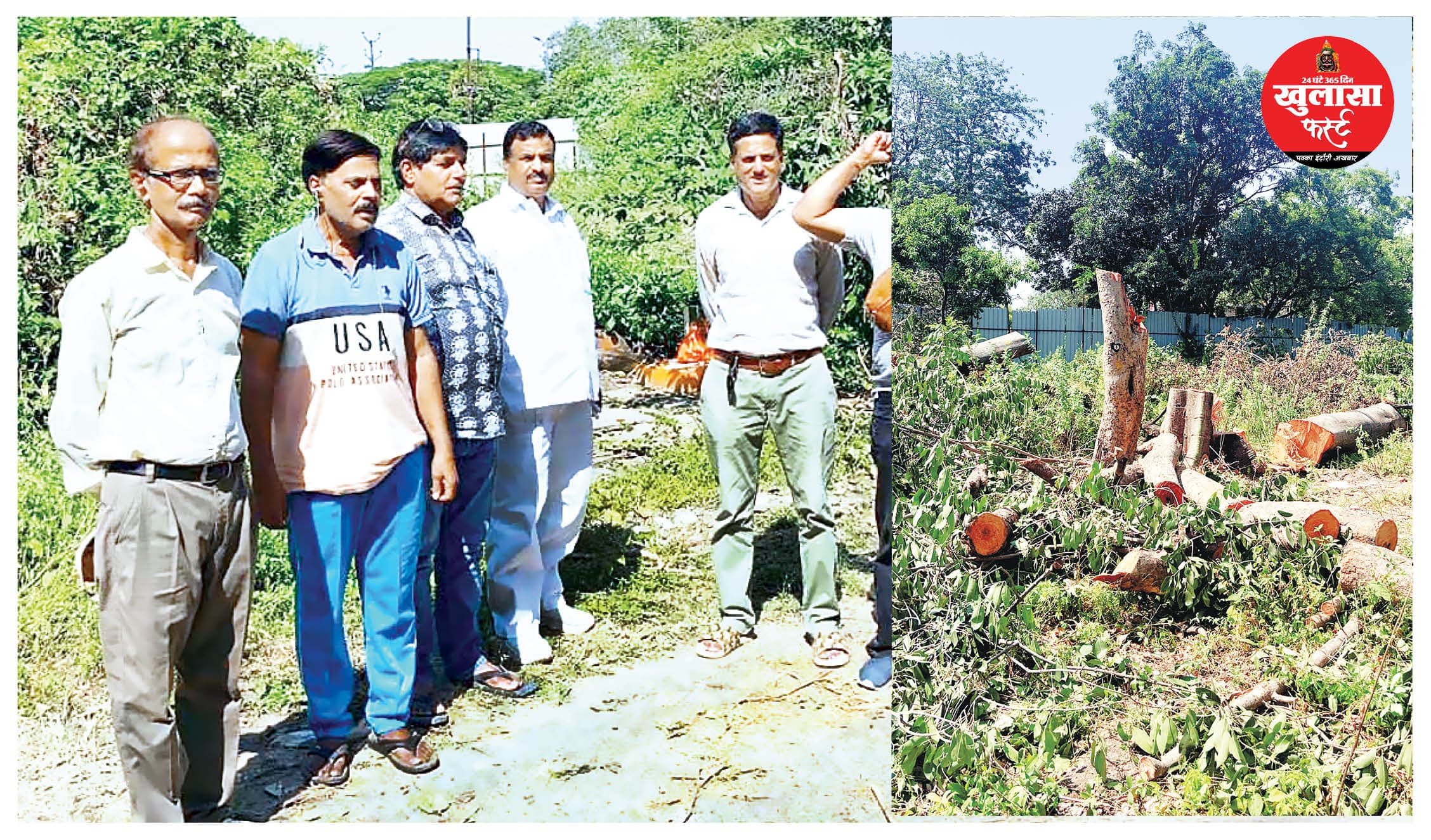 इंदौर की हरियाली पर फिर वार