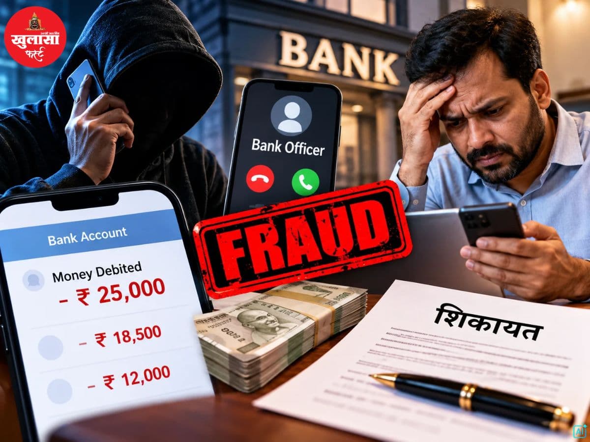 बैंक अधिकारी बनकर नगर निगम ठेकेदार से ठगी