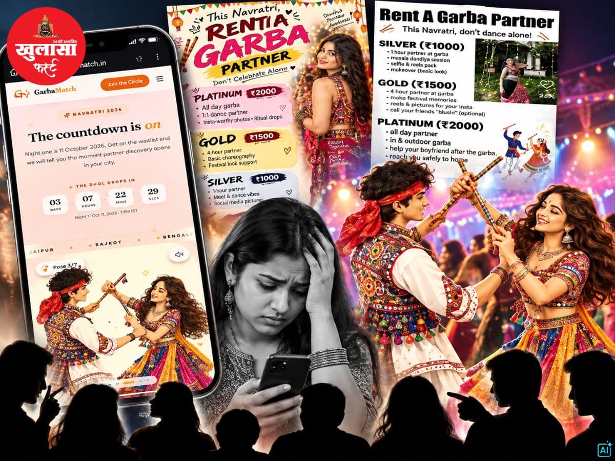 ‘रेंट ए गरबा पार्टनर’ ट्रेंड पर विवाद