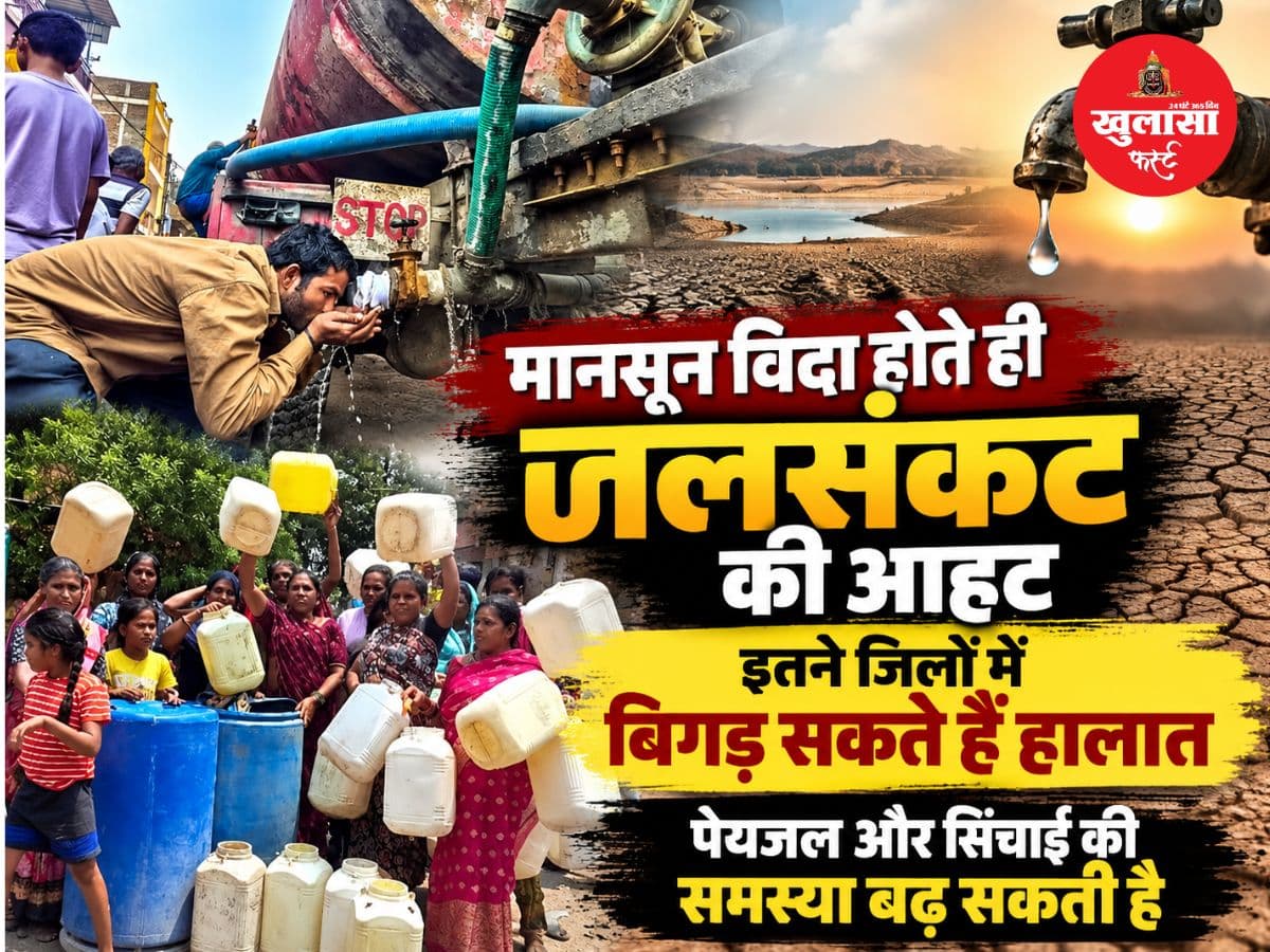 जलसंकट की आशंका गहराने लगी