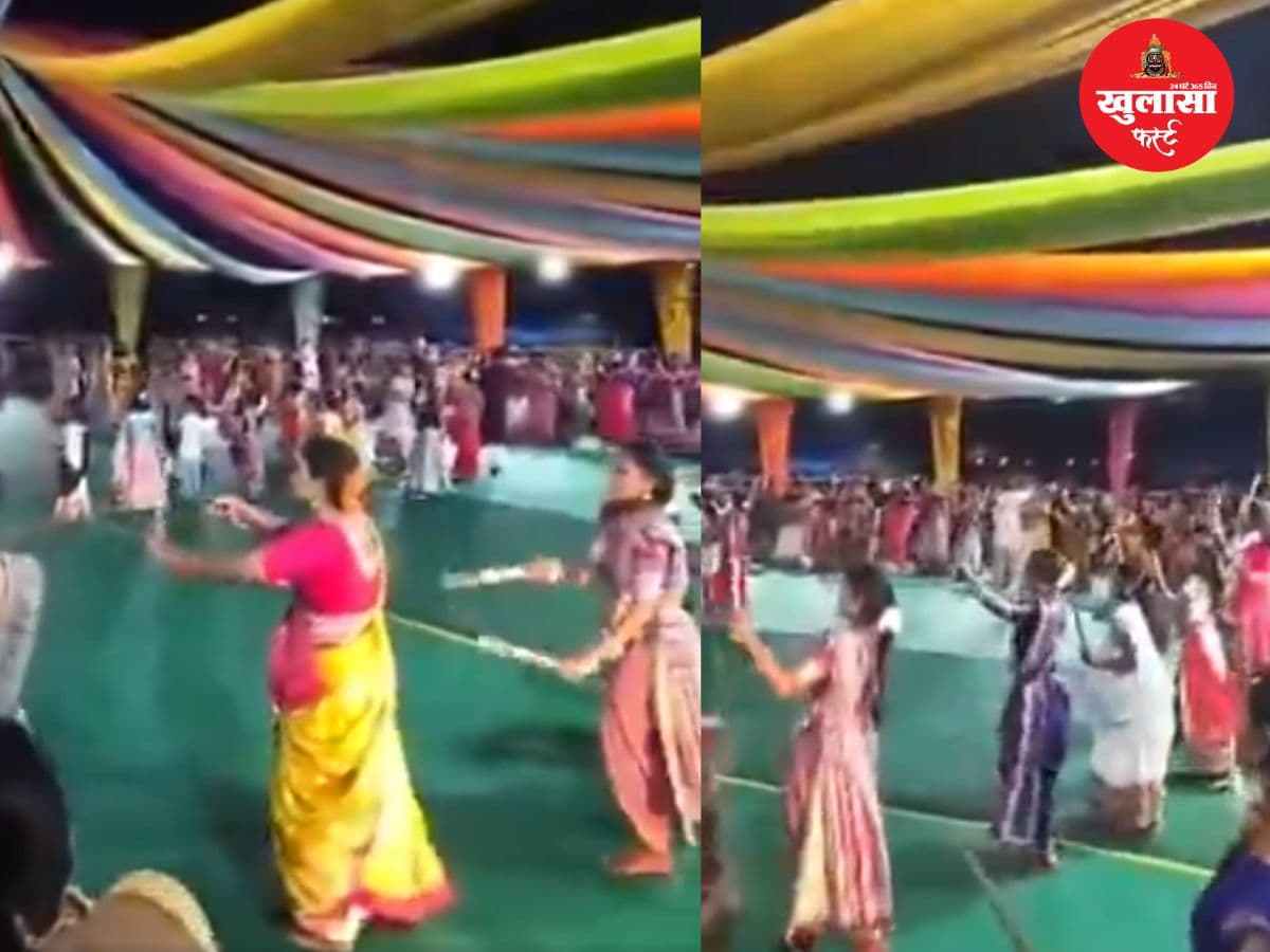 वीडियो देखिये, नक्सल मोर्चे पर मोर्चा संभालने वाली महिला कमांडो गरबा-डांडिया में थिरकीं